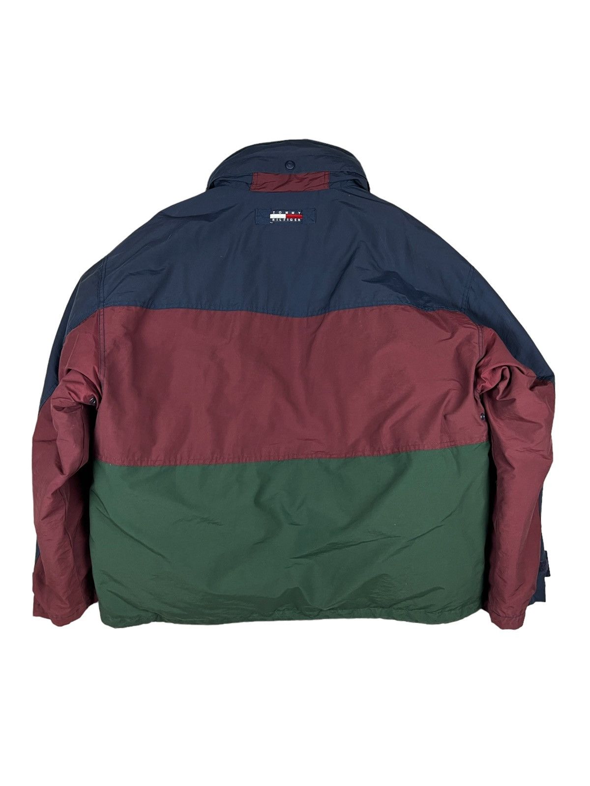 Tommy Hilfiger Vintage 90s Tommy Hilfiger Colour Block Tactical Down Jacket Size US XL / EU 56 / 4 - 8 Thumbnail