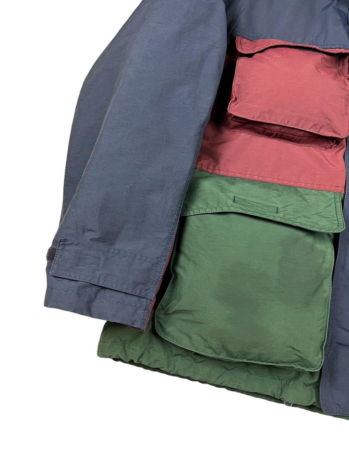 Tommy Hilfiger Vintage 90s Tommy Hilfiger Colour Block Tactical Down Jacket Size US XL / EU 56 / 4 - 4 Thumbnail