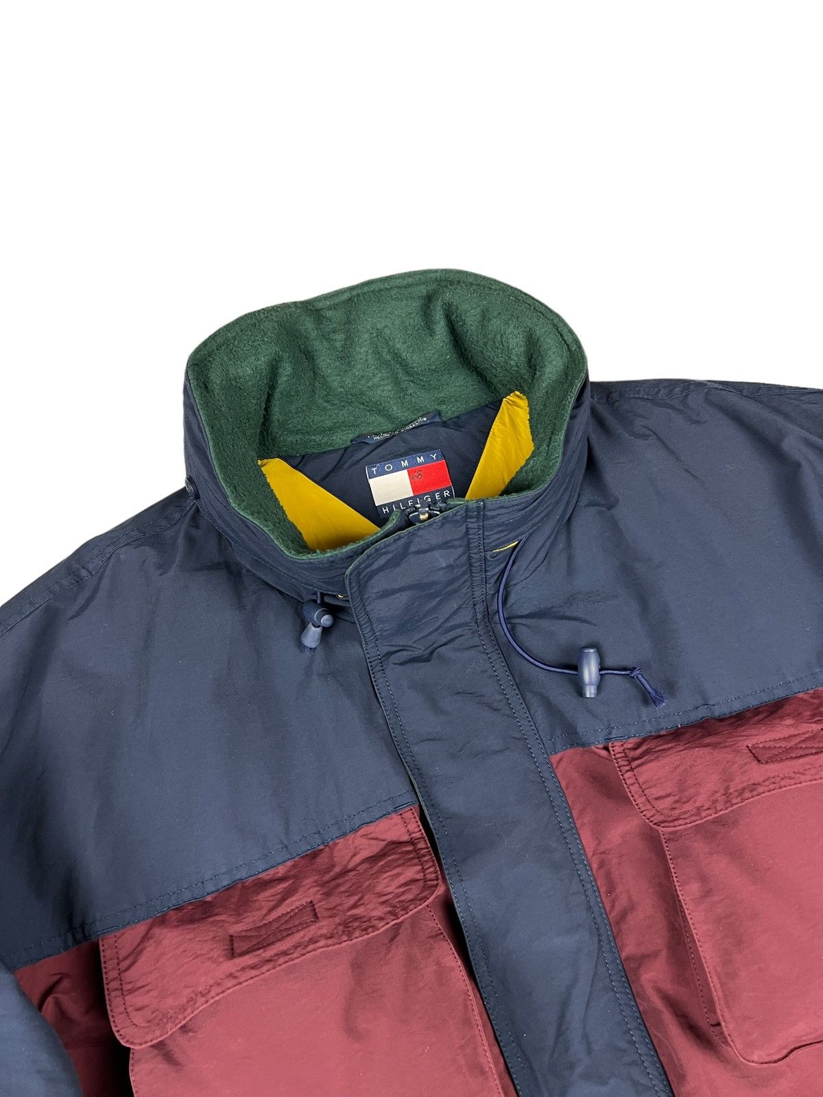 Tommy Hilfiger Vintage 90s Tommy Hilfiger Colour Block Tactical Down Jacket Size US XL / EU 56 / 4 - 5 Thumbnail