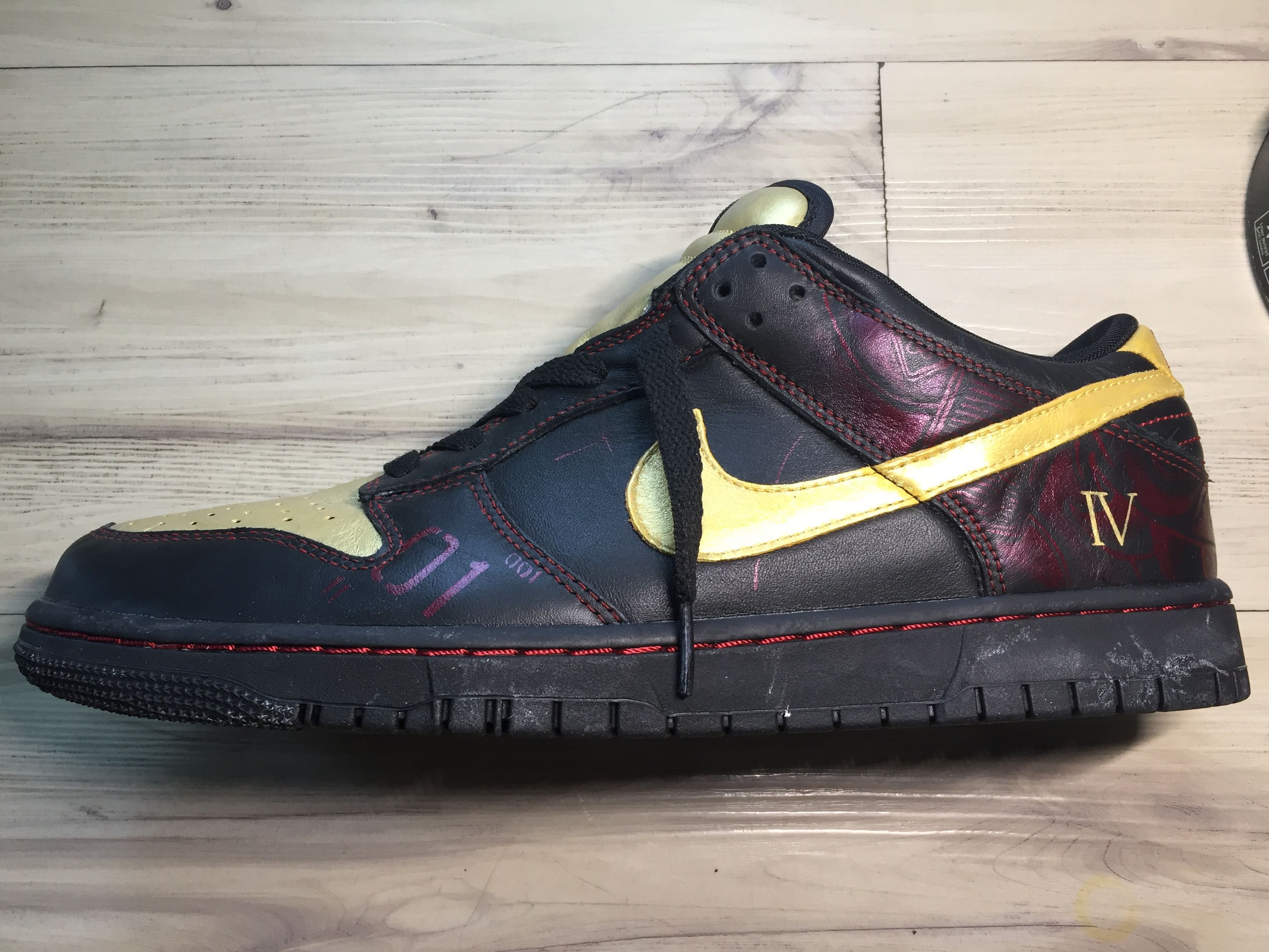 Nike Nike Dunk Low Samurai NikeID Custom by ROM Design Martin Figueroa ...