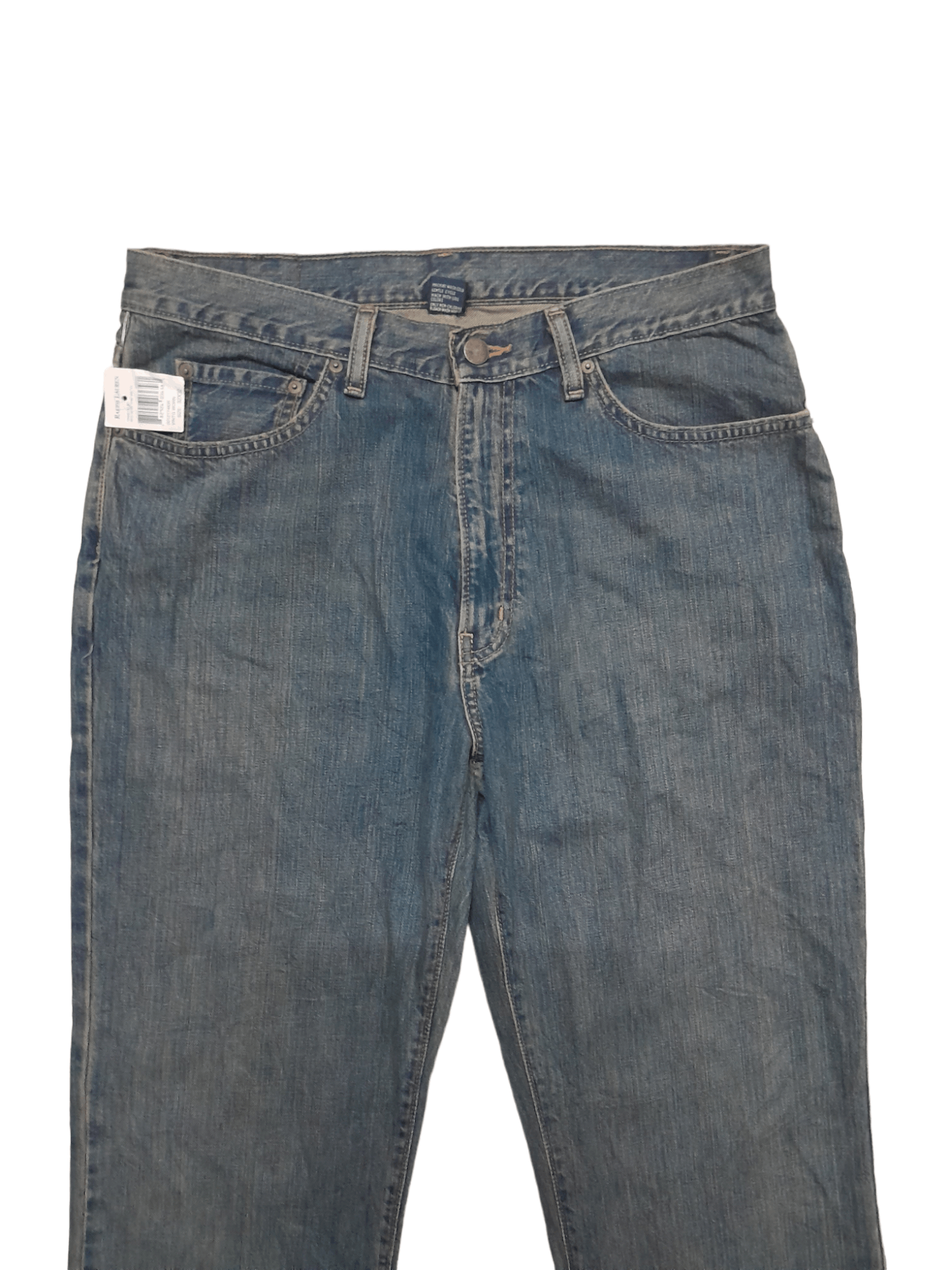 Polo Ralph Lauren Polo Ralph Lauren vtg Worn Washed Denim (E527) Size US 32 / EU 48 - 2 Thumbnail