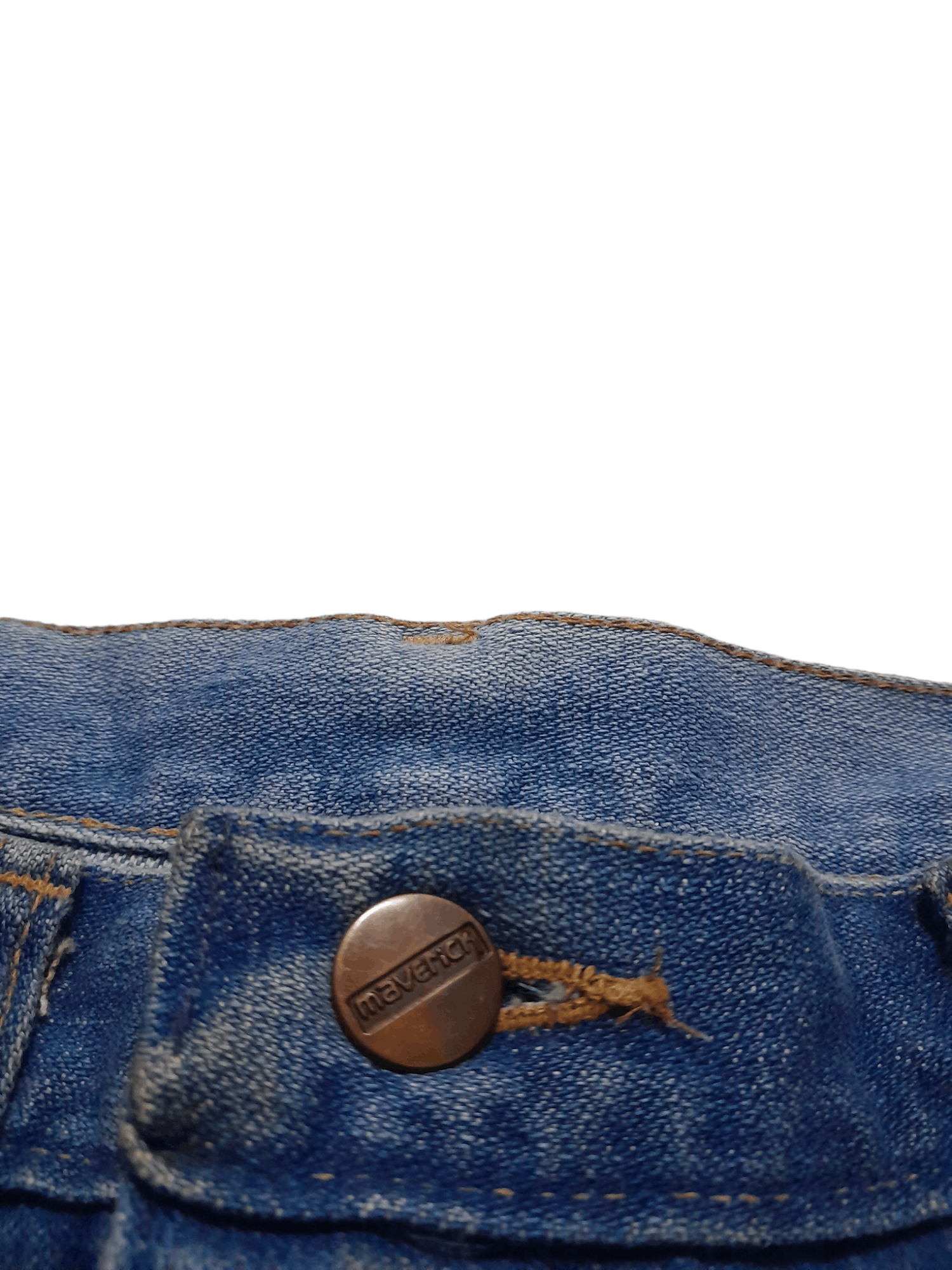 Vintage 60s Maverick Denim USA Made (E528) Size US 35 - 7 Thumbnail