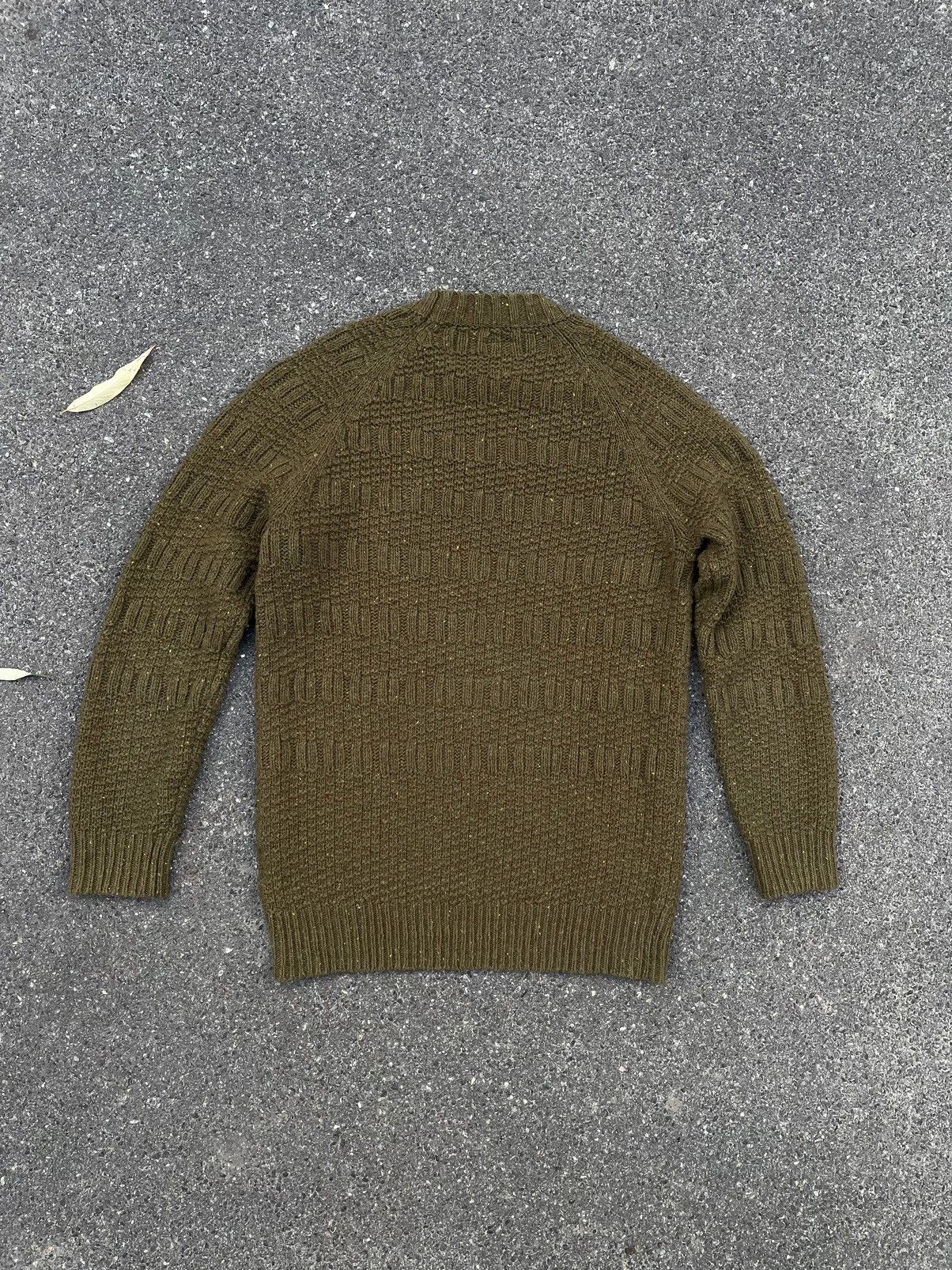 Dickies × Seditionaries Dickies Wool Olive Khaki Y2K Crew Neck Sweater Size M Size US M / EU 48-50 / 2 - 6 Thumbnail