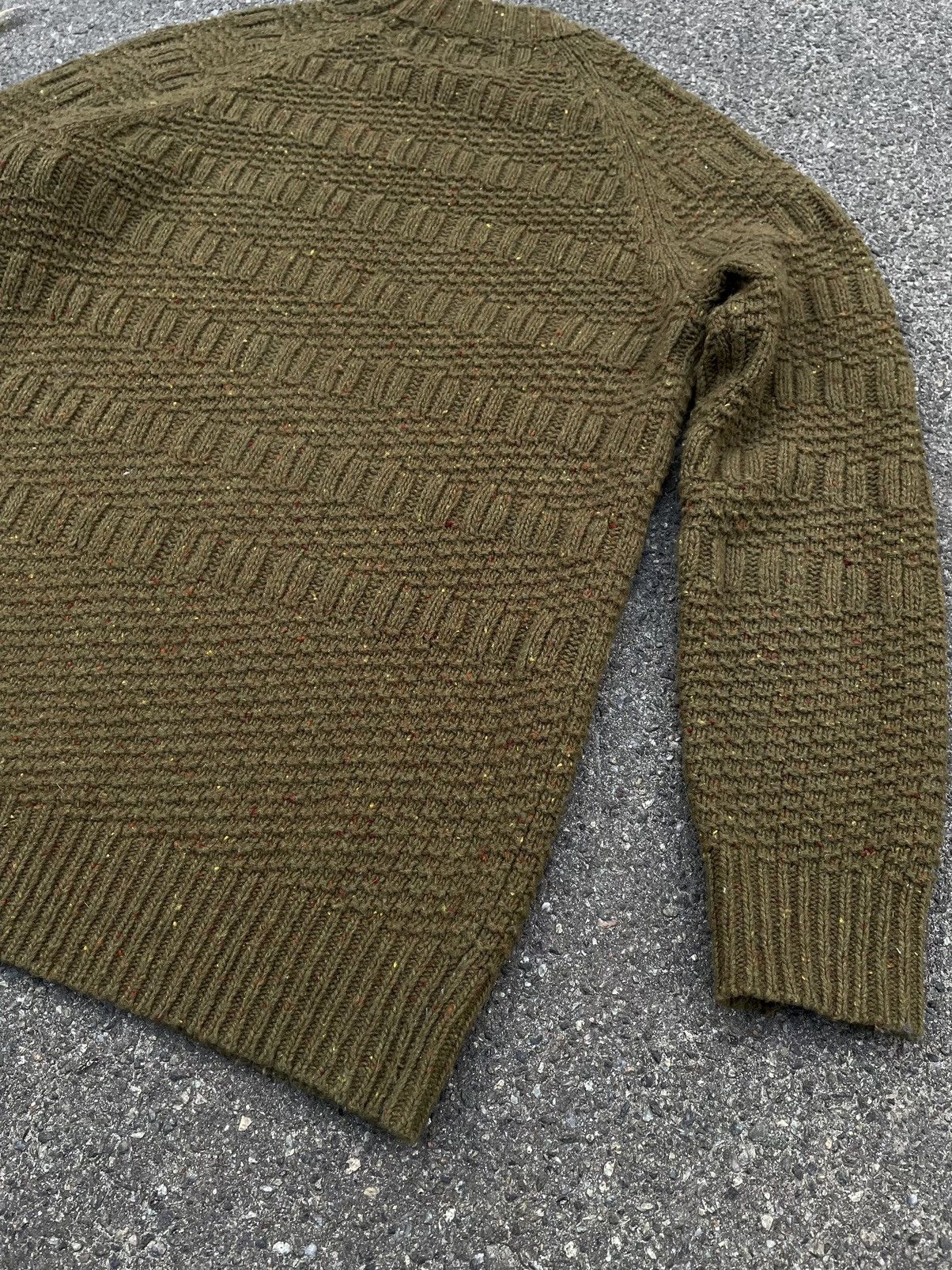 Dickies × Seditionaries Dickies Wool Olive Khaki Y2K Crew Neck Sweater Size M Size US M / EU 48-50 / 2 - 8 Thumbnail