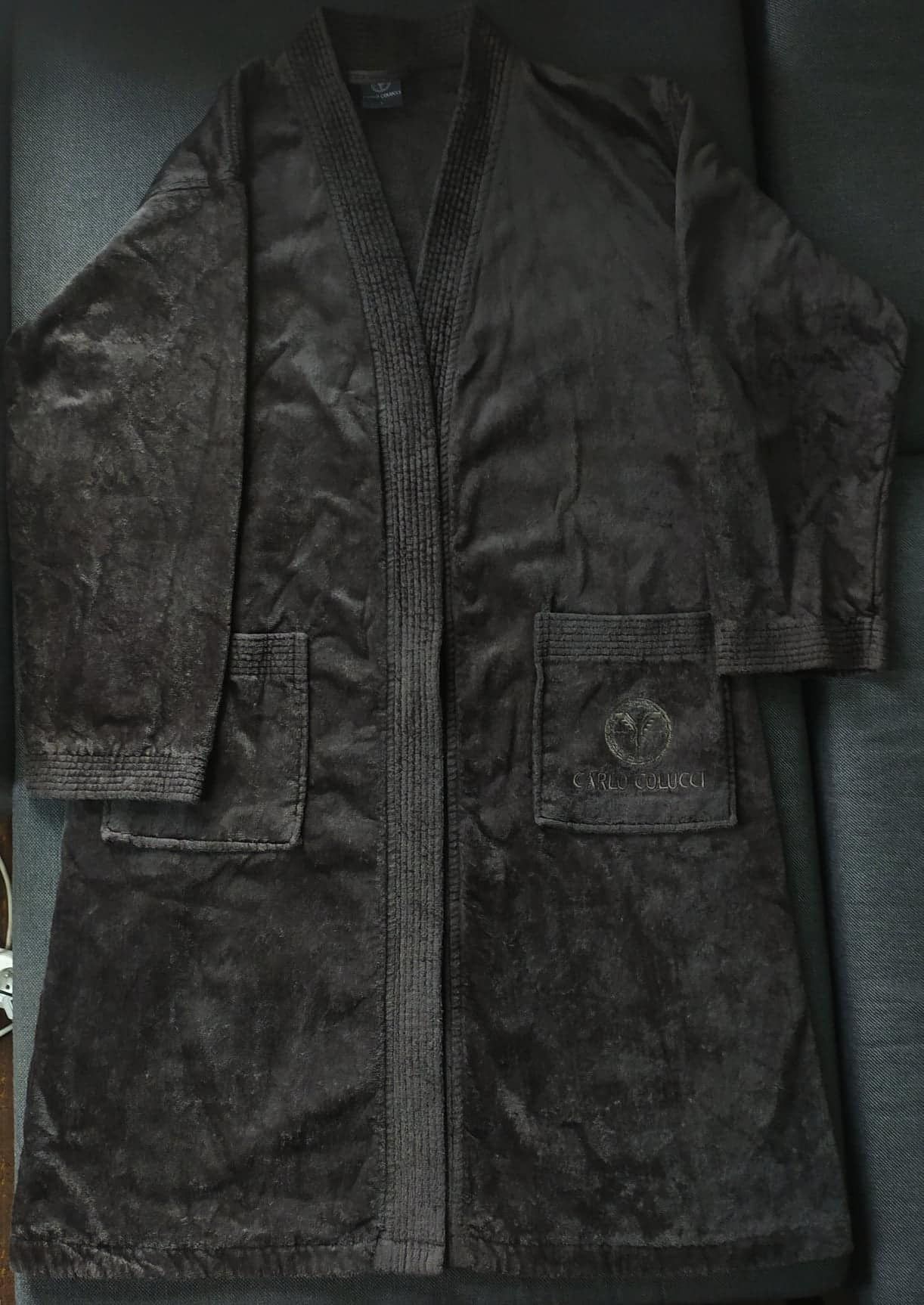 Carlo Colucci × Designer CARLO COLUCCI Kimono Bathroom Dressing Gown Size US L / EU 52-54 / 3 - 1 Thumbnail