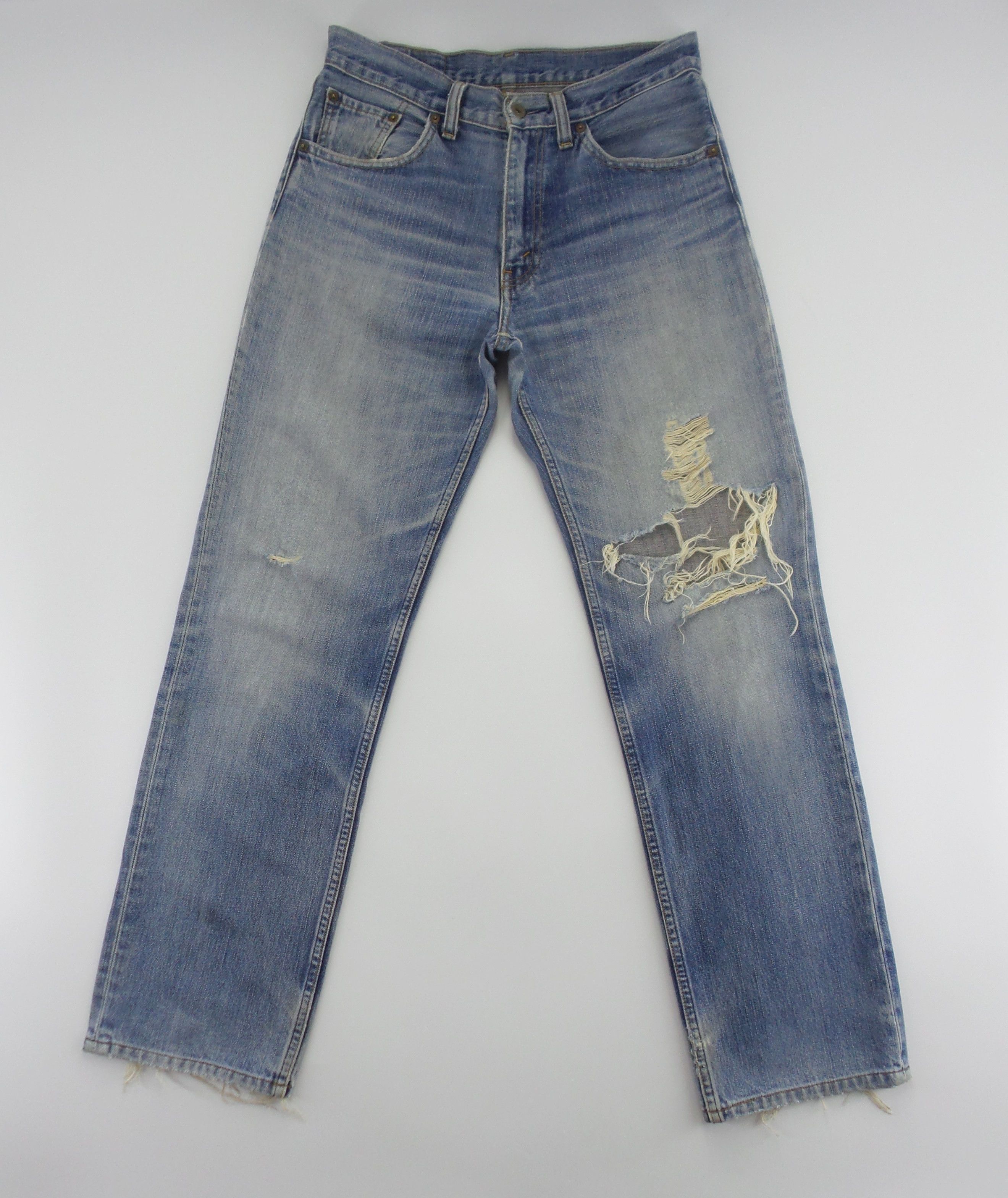 Levi's DISTRESSED Levi's 502 Stonewashed Jeans W30xL40 Size US 31 - 1 Thumbnail