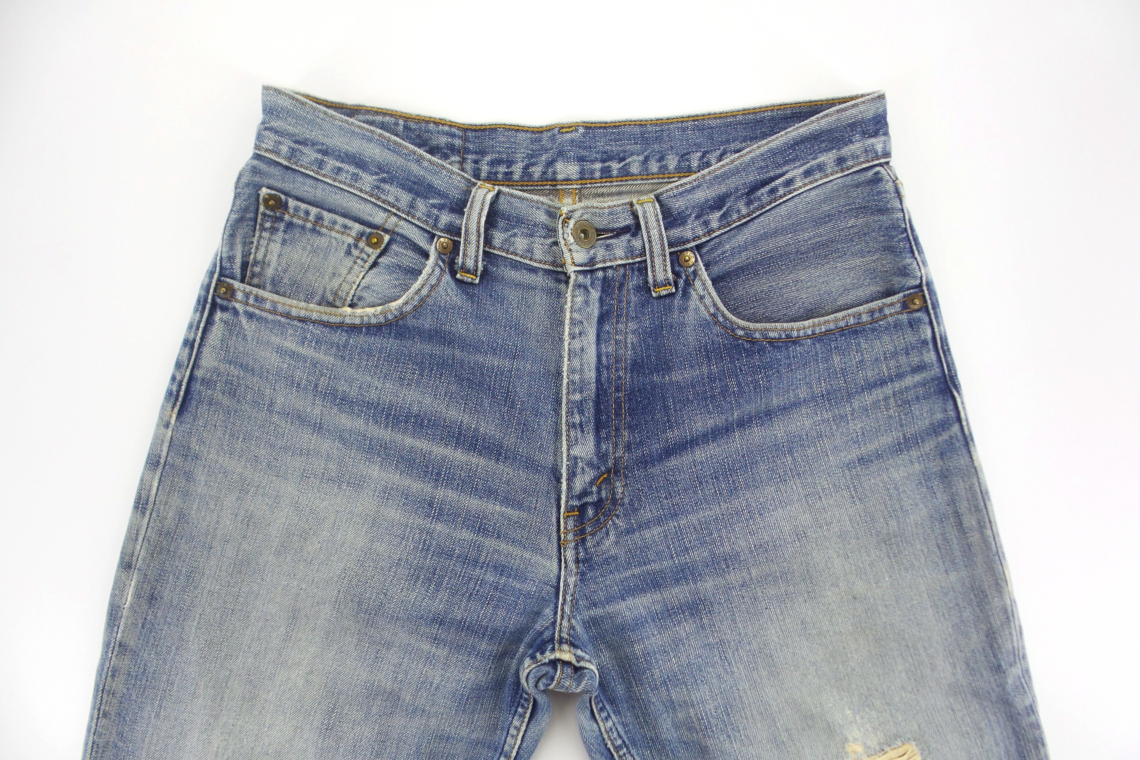 Levi's DISTRESSED Levi's 502 Stonewashed Jeans W30xL40 Size US 31 - 2 Thumbnail
