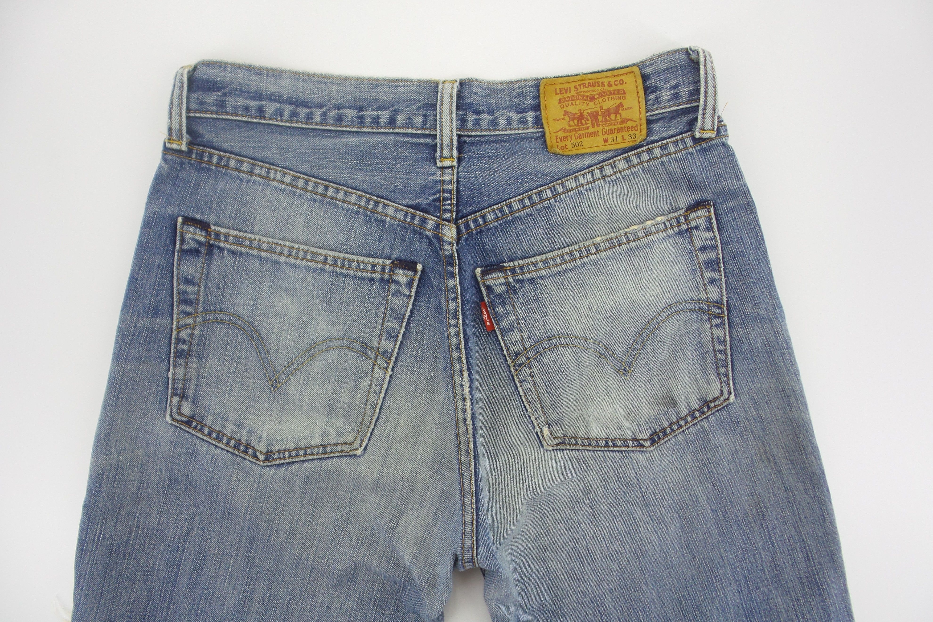 Levi's DISTRESSED Levi's 502 Stonewashed Jeans W30xL40 Size US 31 - 6 Thumbnail