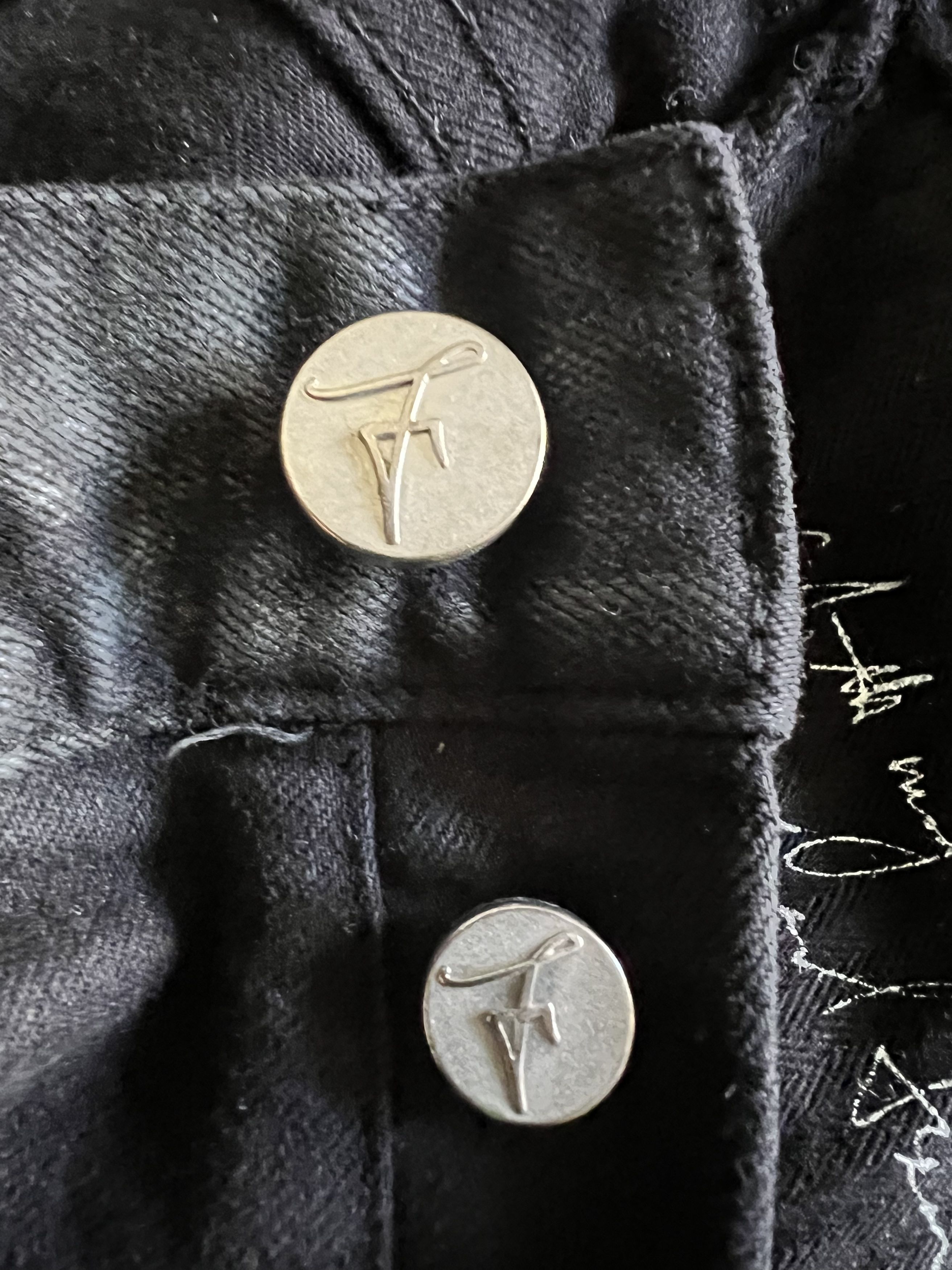 Fagassent Toshiki Aoki Ripped distressed coatedartisanal denim Size US 33 - 9 Thumbnail