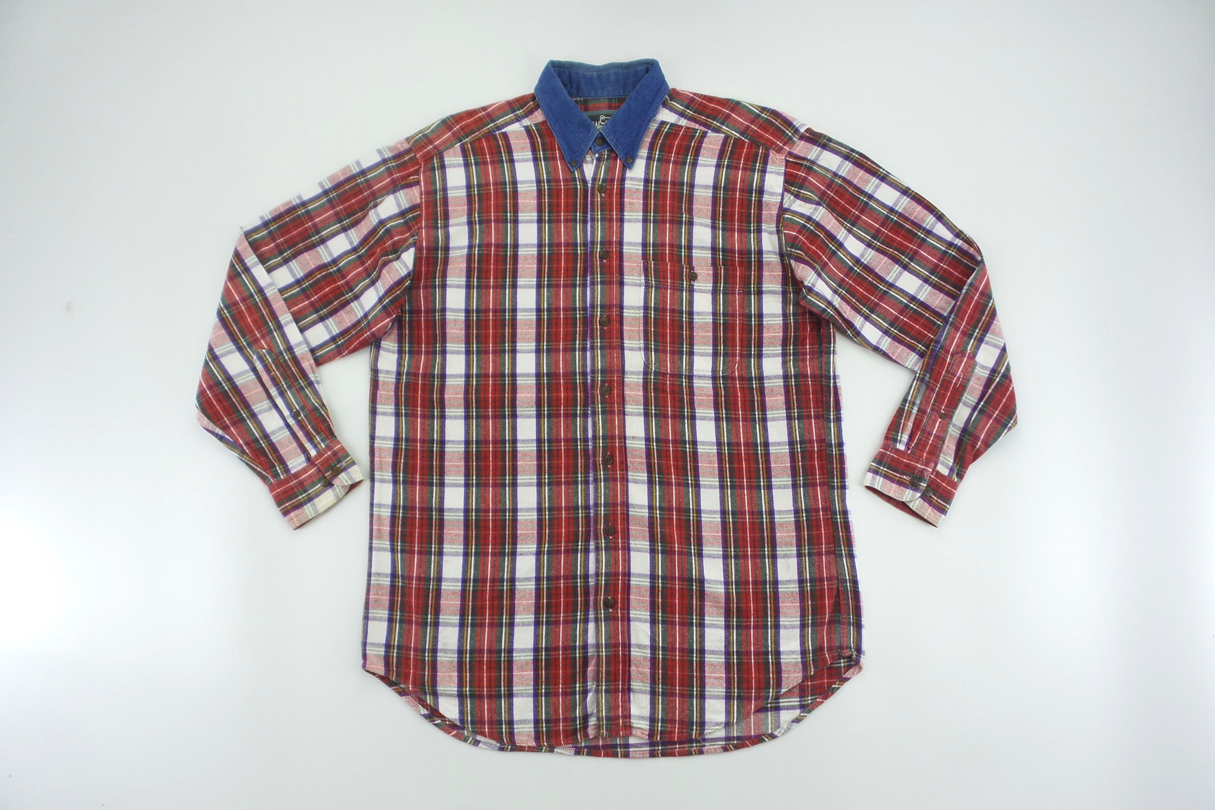 Woolrich Woolen Mills Woolrich Single Pocket Button Ups Shirts Size US M / EU 48-50 / 2 - 1 Thumbnail