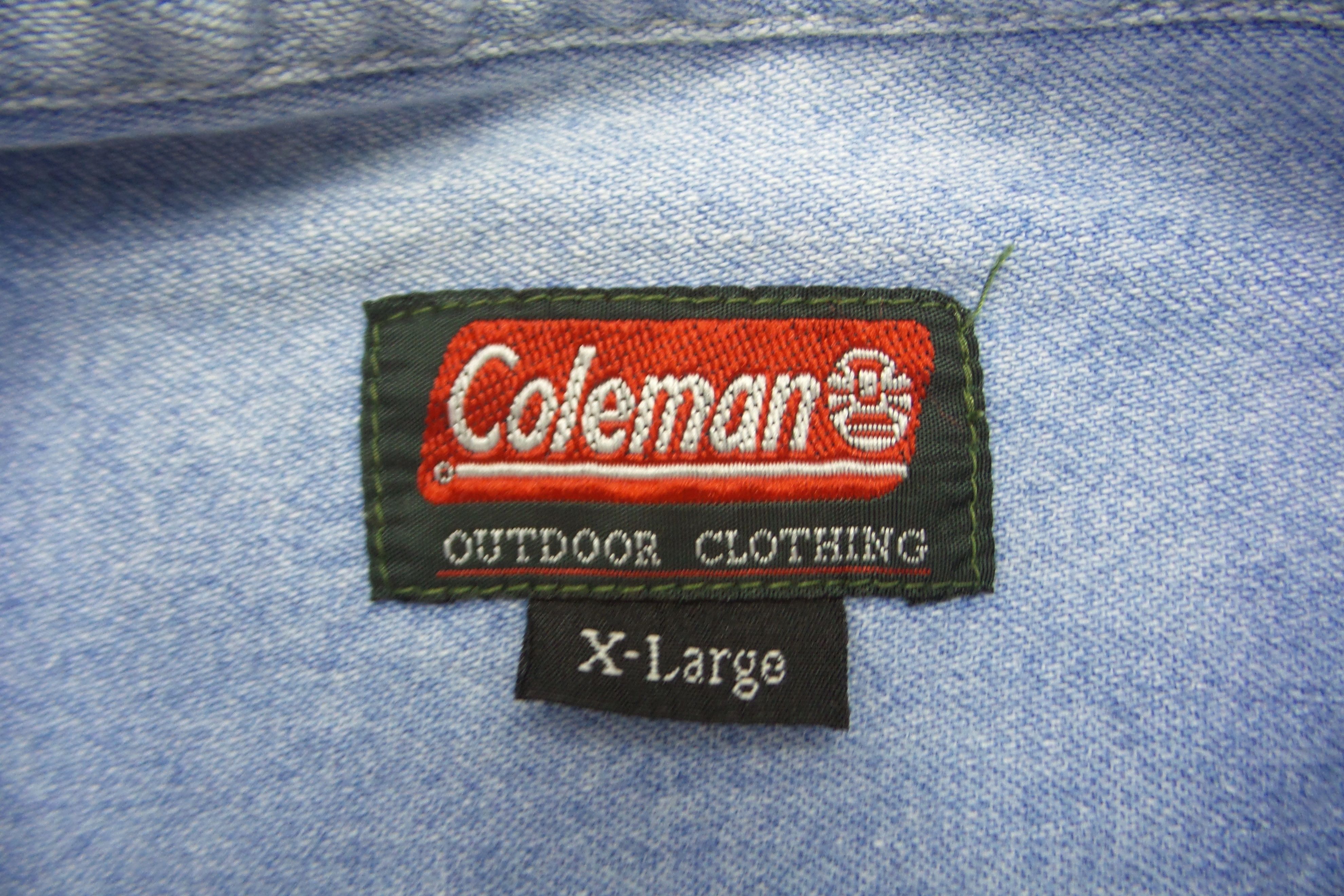 Coleman Coleman Single Pocket Button Up Denim Shirts Size US XL / EU 56 / 4 - 3 Thumbnail