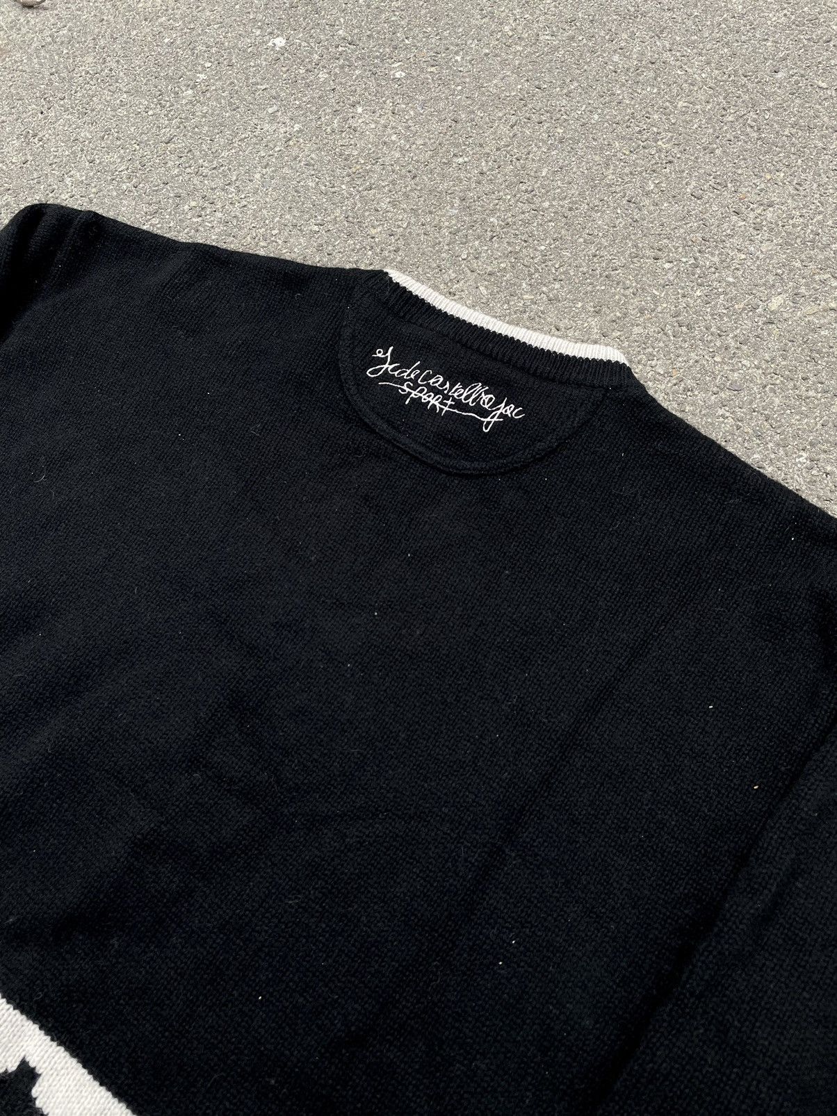 Jean Charles De Castelbajac × Vintage Jean-Charles de Castelbajac Sport Family Panda Wool Sweater Size US L / EU 52-54 / 3 - 10 Thumbnail