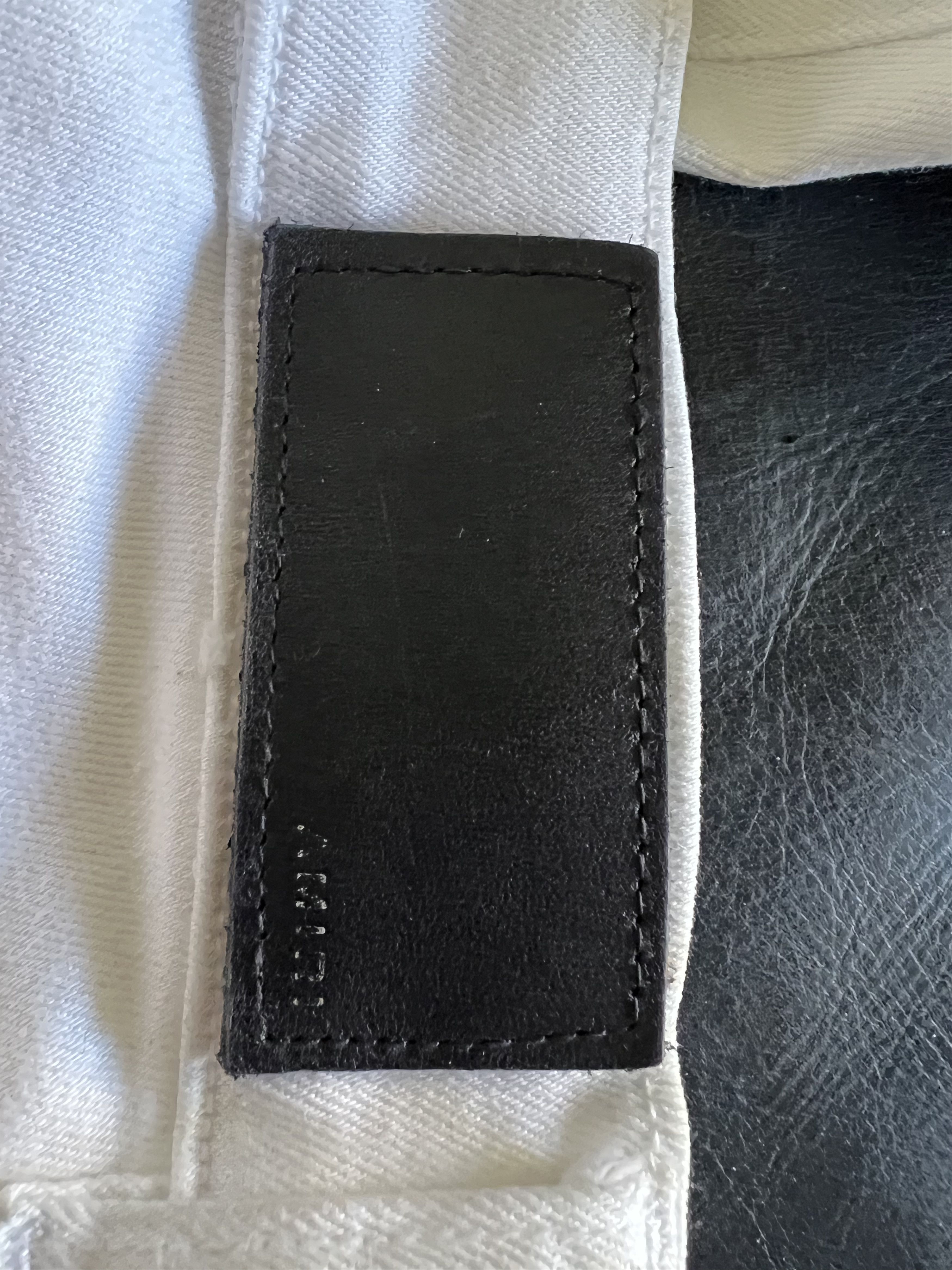 Amiri Amiri distressed denim leather patch Size US 33 - 7 Thumbnail