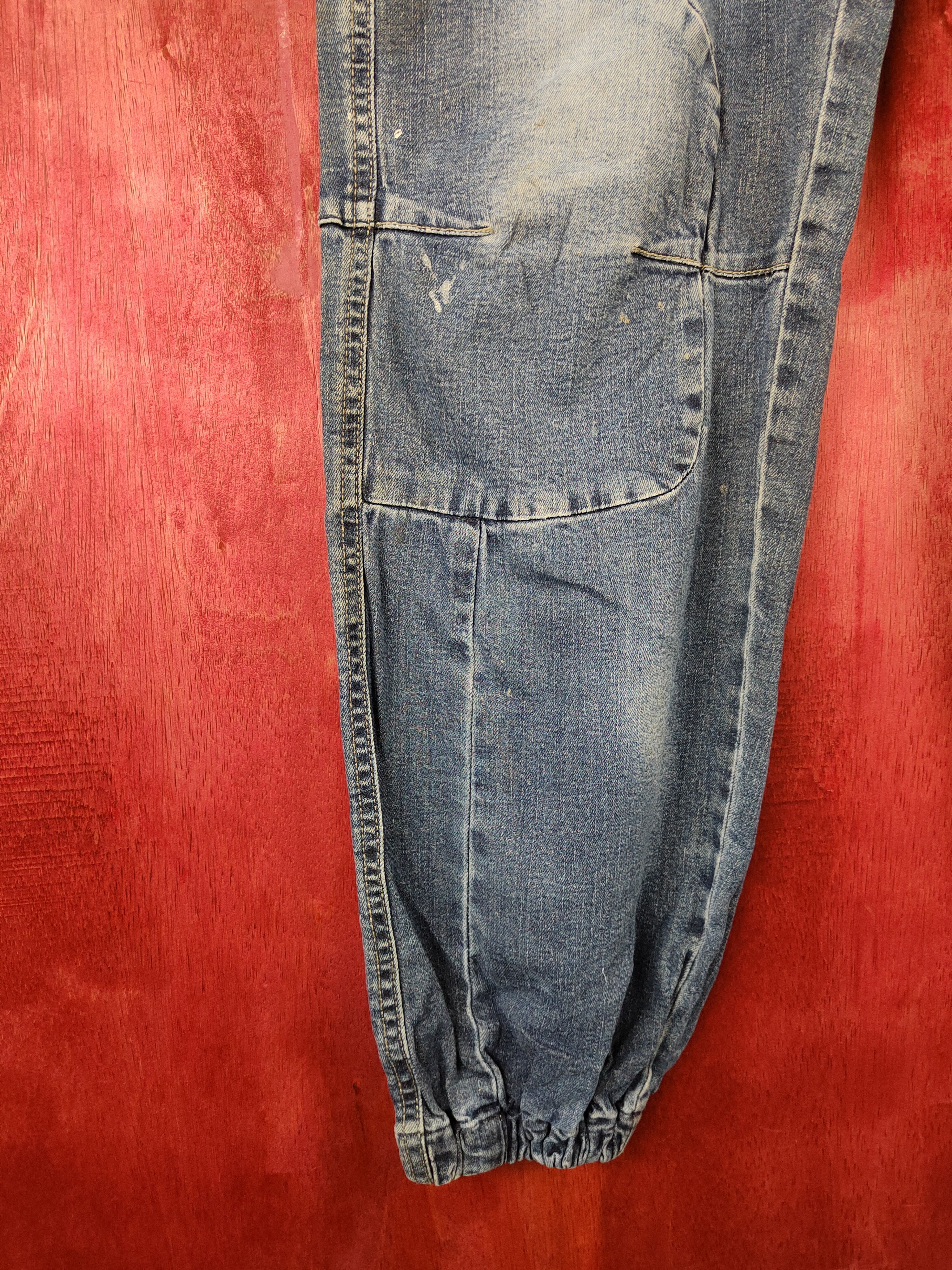 Japanese Brand × Vintage Japanese Brand Blue Faded distressed Denim Pants #S511 Size US 33 - 6 Thumbnail