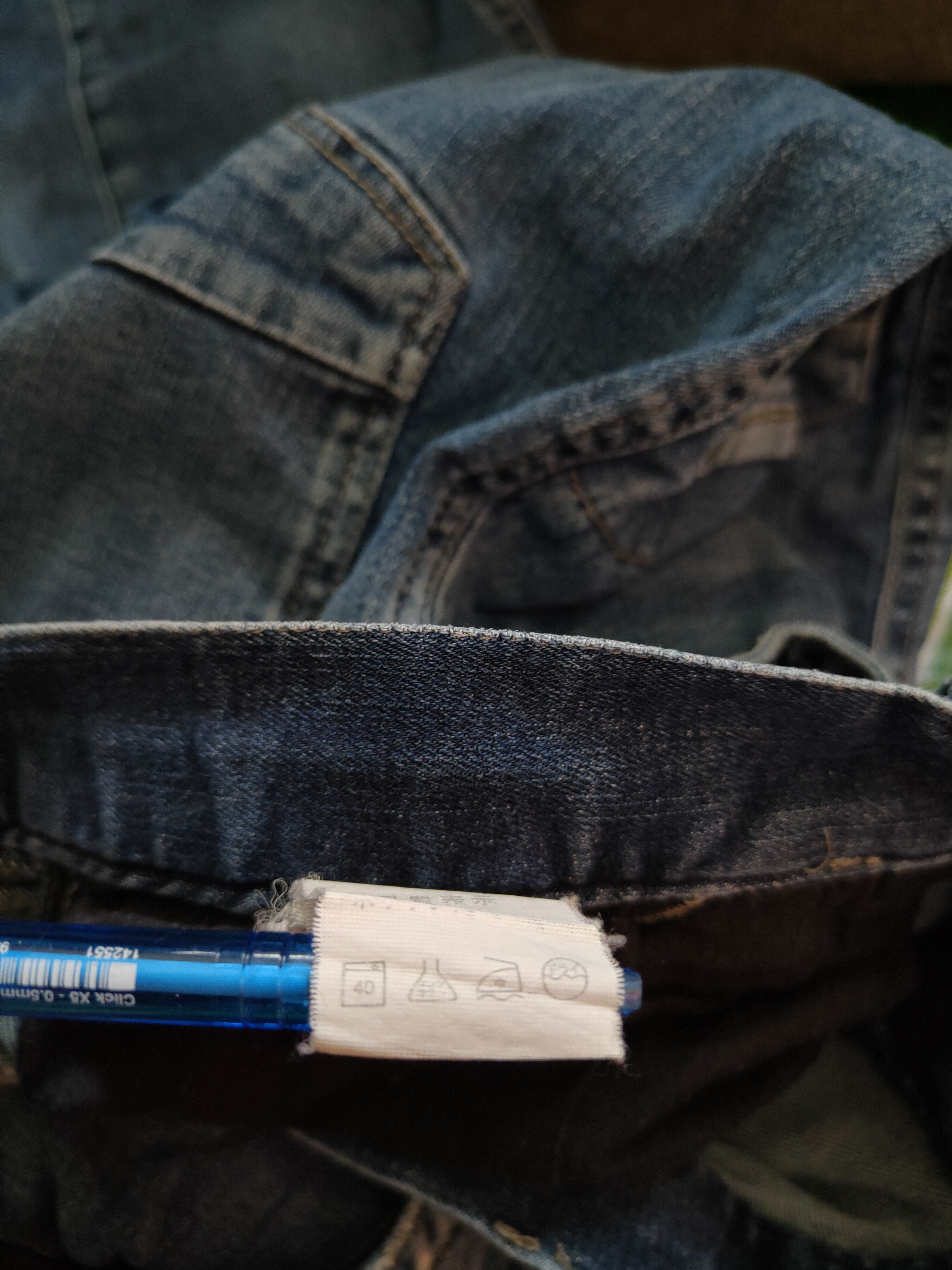 Japanese Brand × Vintage Japanese Brand Blue Faded distressed Denim Pants #S511 Size US 33 - 16 Thumbnail