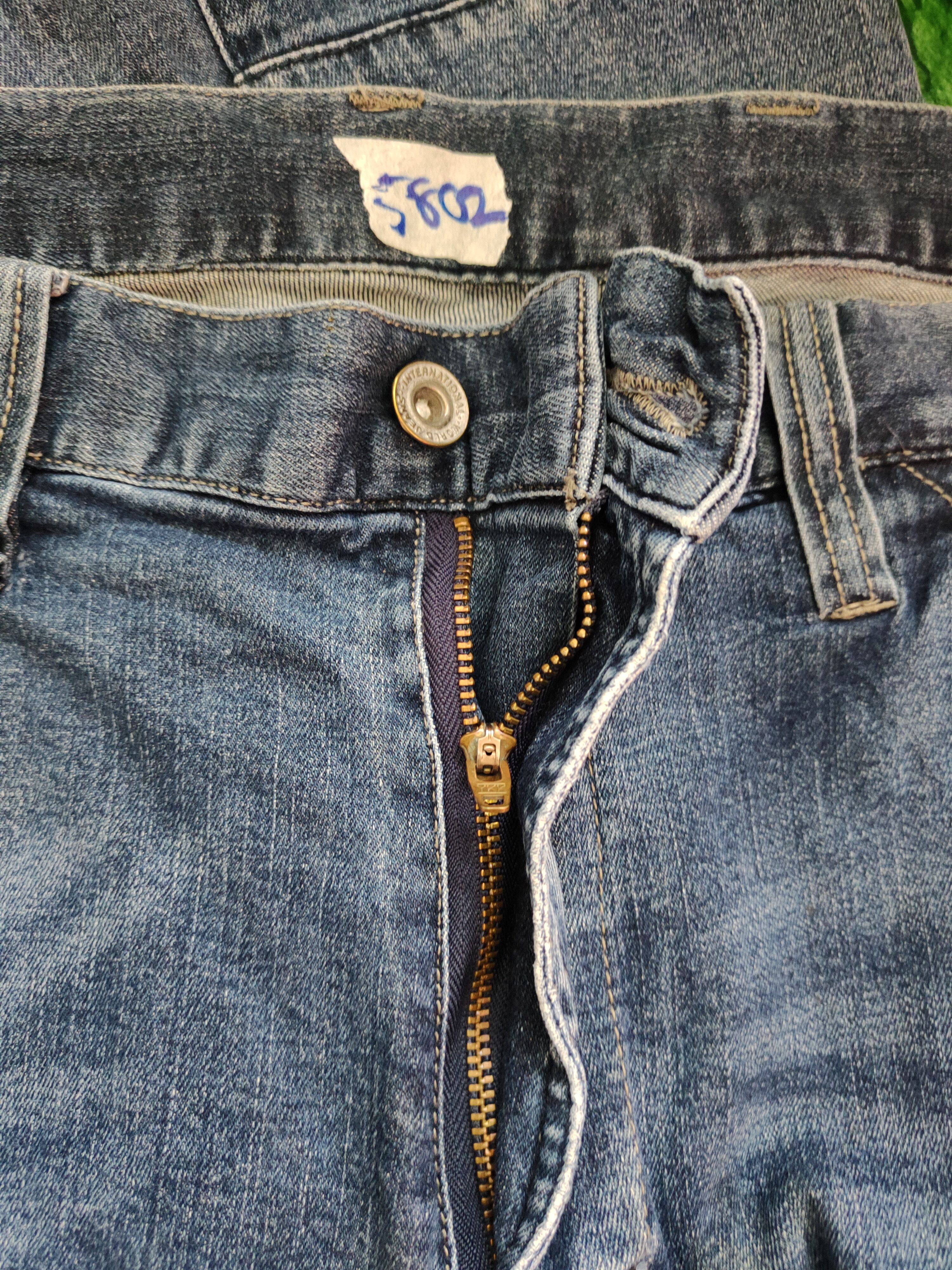 Japanese Brand × Vintage Japanese Brand Blue Faded distressed Denim Pants #S511 Size US 33 - 15 Thumbnail