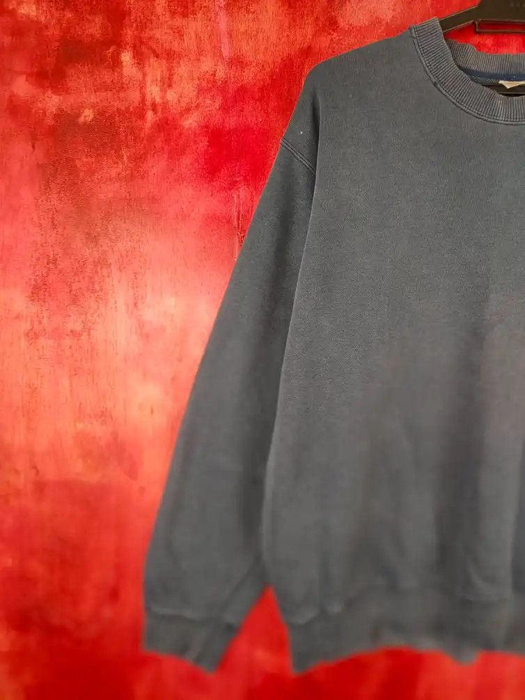 Japanese Brand DL Yokota Faded Dark Blue vintage japan Sweatshirt #5773 Size US L / EU 52-54 / 3 - 11 Thumbnail