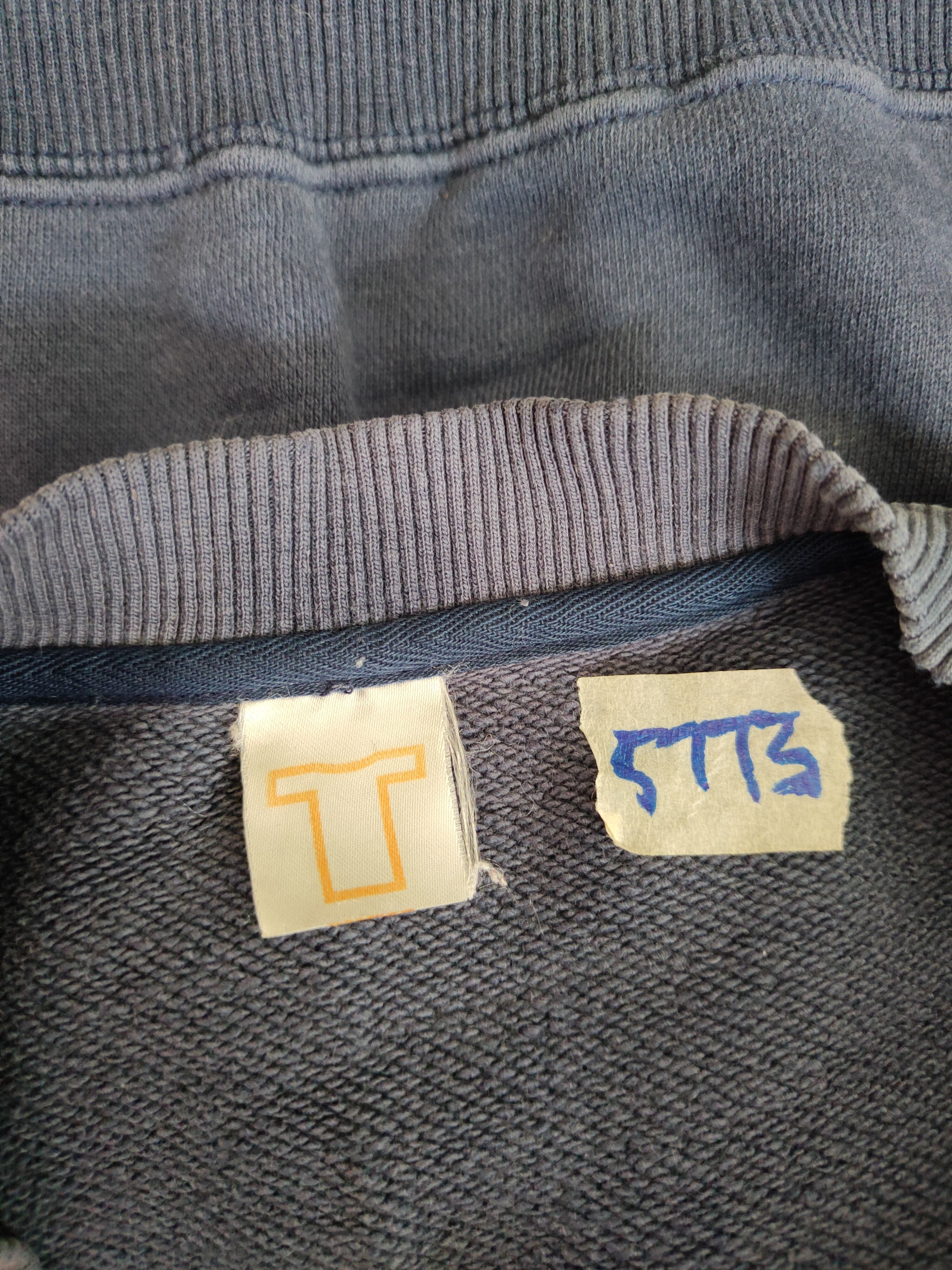 Japanese Brand DL Yokota Faded Dark Blue vintage japan Sweatshirt #5773 Size US L / EU 52-54 / 3 - 6 Thumbnail