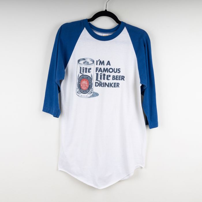 Vintage Vintage 90s Miller Lite Beer Liquor Humor Promo Tshirt Grailed