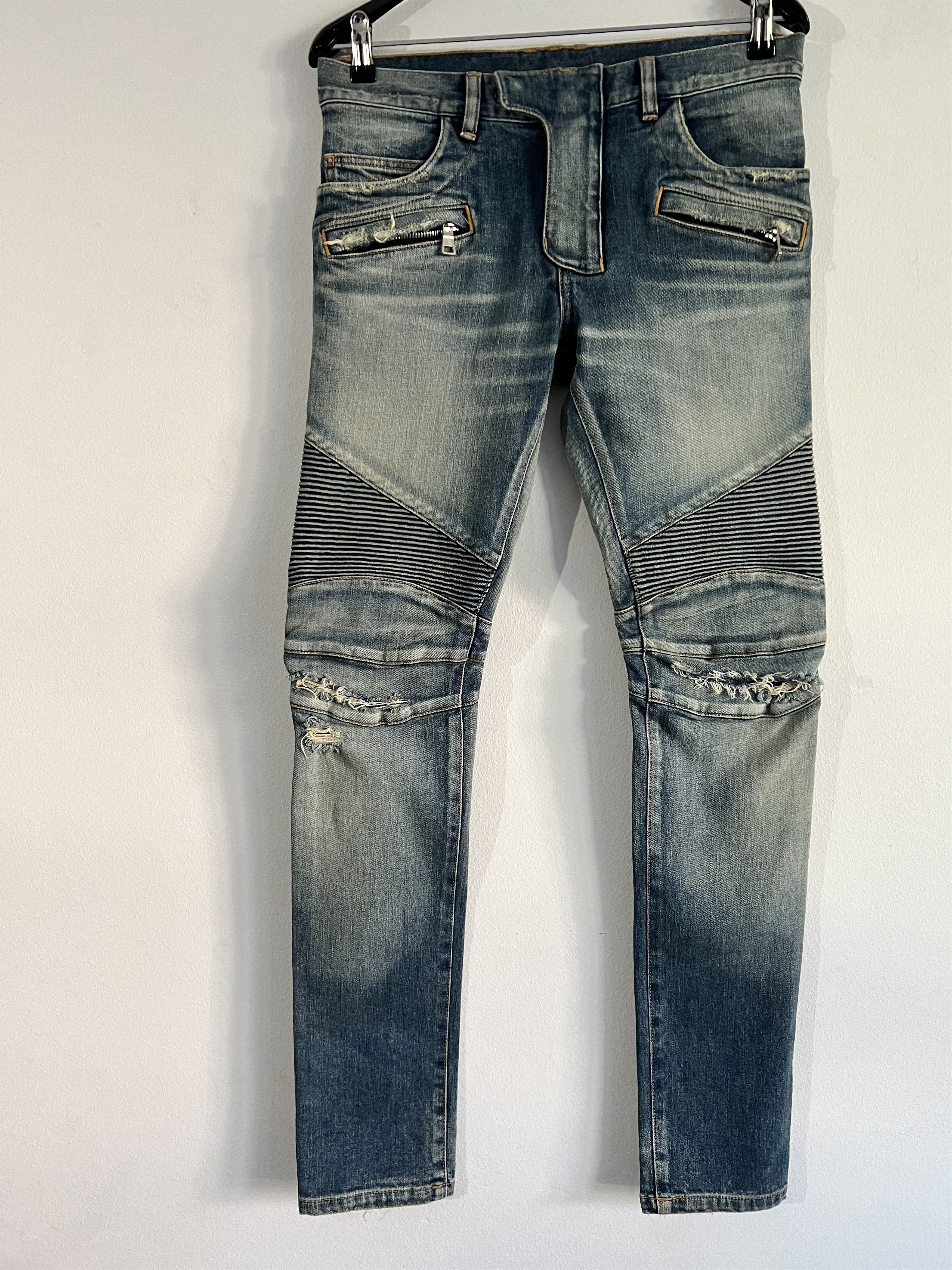 Balmain Iconic Denim By Balmain Size US 29 - 2 Thumbnail