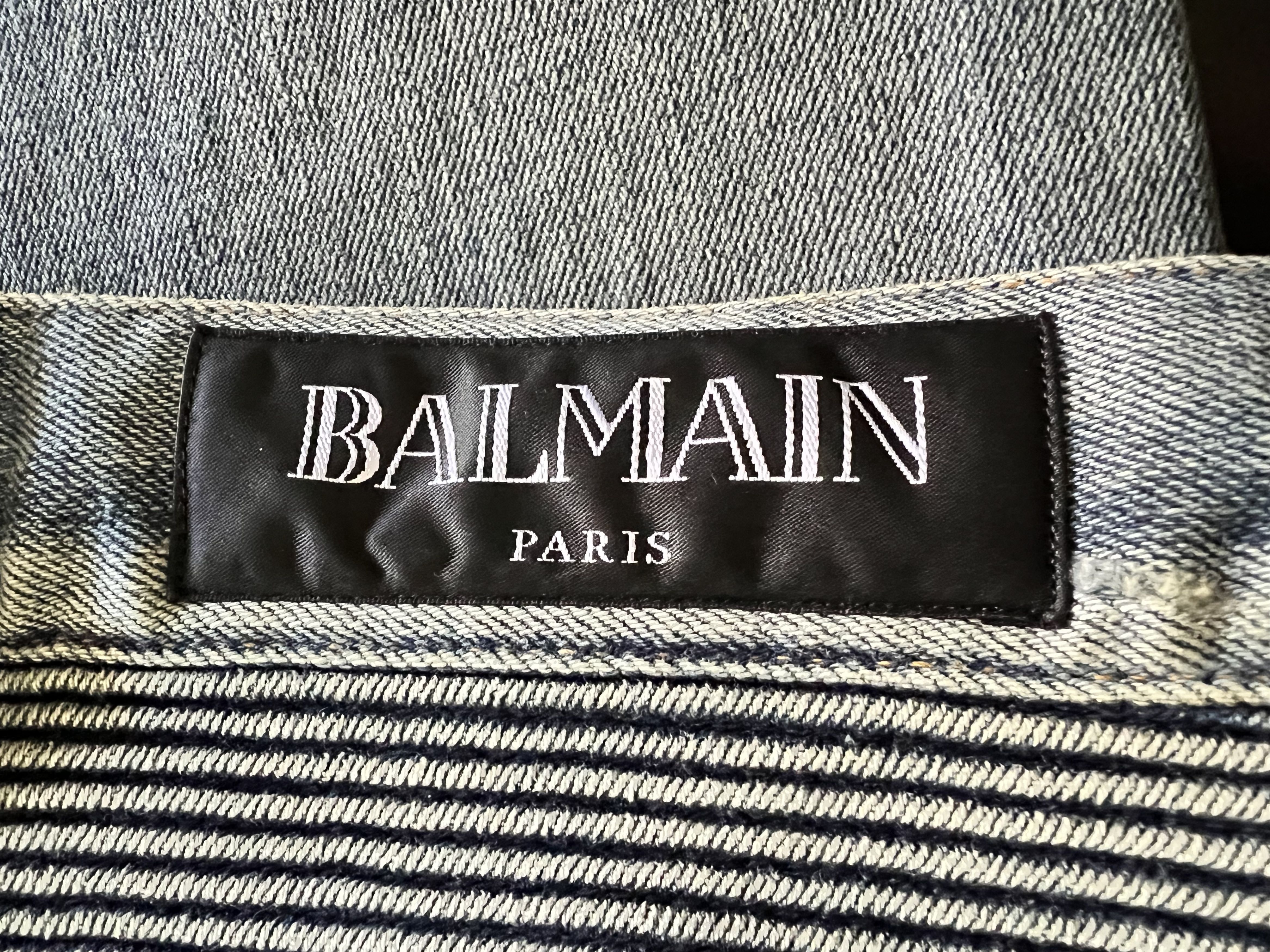 Balmain Iconic Denim By Balmain Size US 29 - 12 Thumbnail