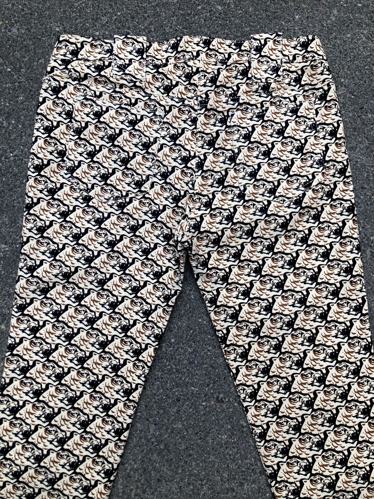 Kenzo Kenzo Paris Tiger Pattern Women Slim Fit Jeans Size 38 Size 26" / US 2 / IT 38 - 6 Thumbnail