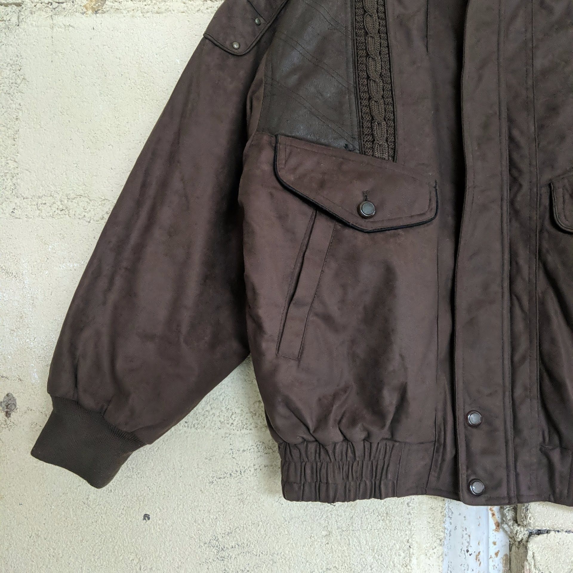 Japanese Brand × Vintage Vintage Caravach Knit Jacket Sweater Rare Design Size US L / EU 52-54 / 3 - 4 Thumbnail
