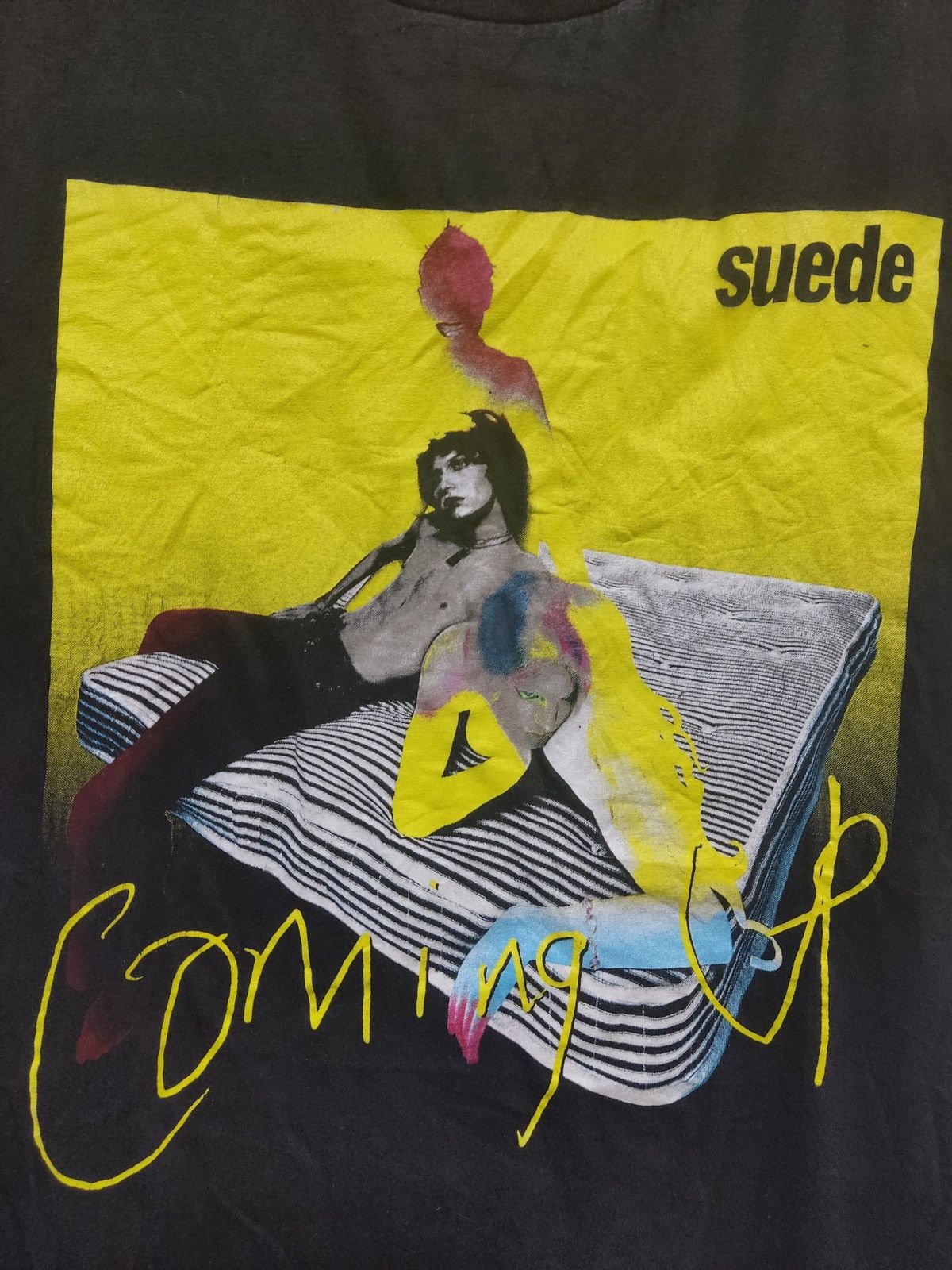 Tour Tee × Very Rare × Vintage Vintage 90s Rare Suede Coming Up 