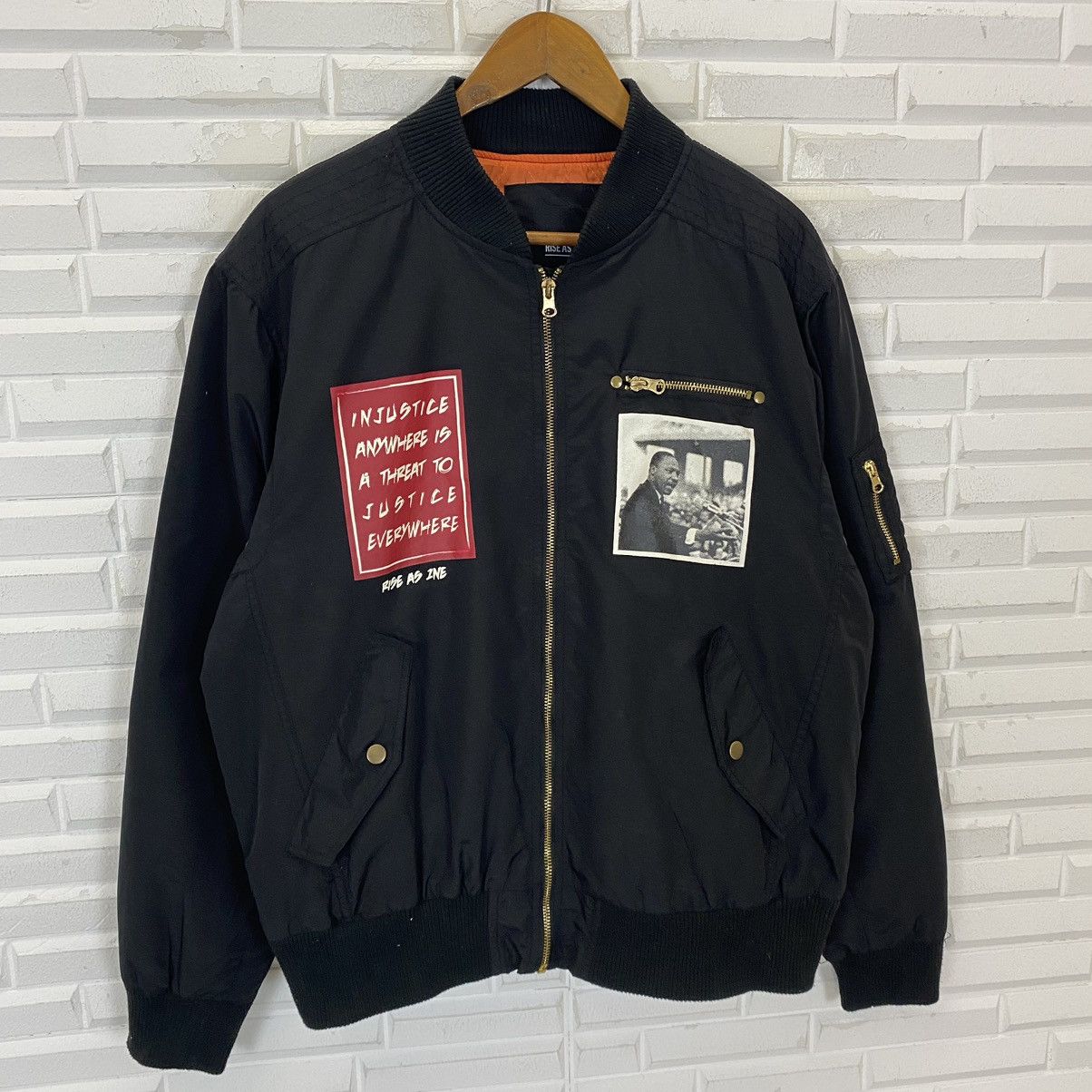 Japanese Brand Nice design Rise As 1Ne bomber style jacket Size US M / EU 48-50 / 2 - 3 Thumbnail