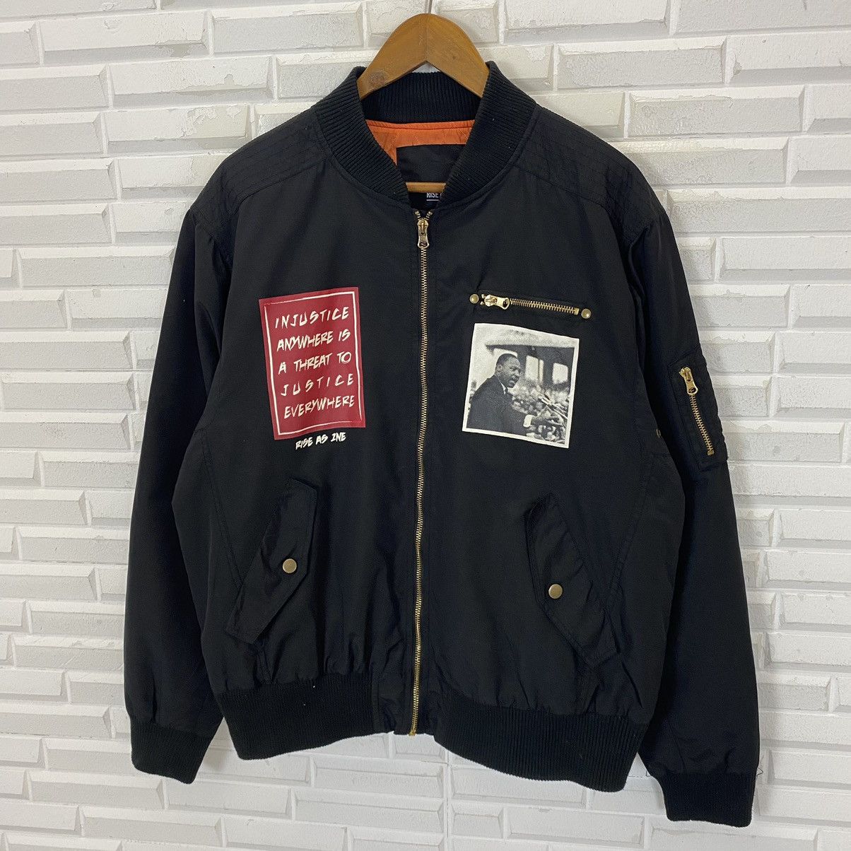 Japanese Brand Nice design Rise As 1Ne bomber style jacket Size US M / EU 48-50 / 2 - 4 Thumbnail