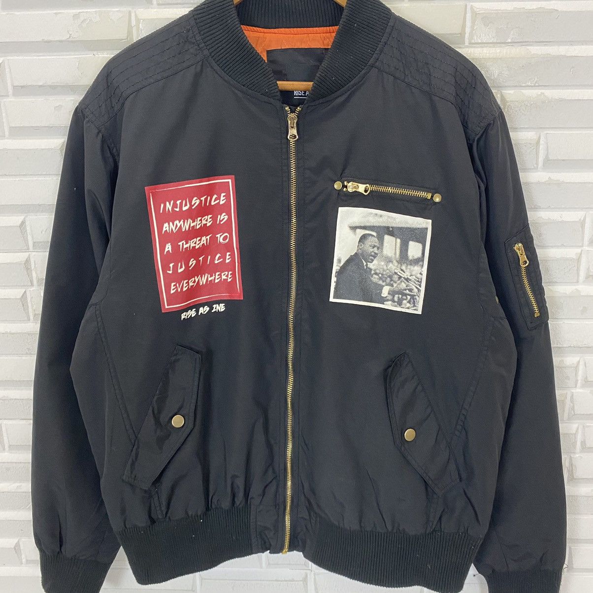 Japanese Brand Nice design Rise As 1Ne bomber style jacket Size US M / EU 48-50 / 2 - 5 Thumbnail