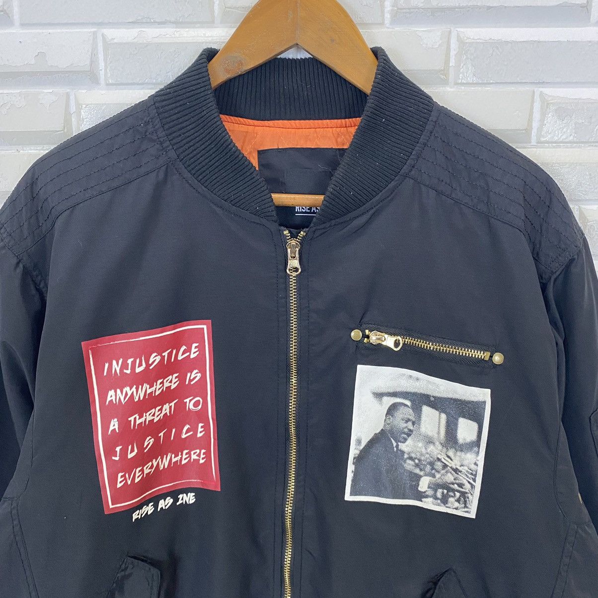 Japanese Brand Nice design Rise As 1Ne bomber style jacket Size US M / EU 48-50 / 2 - 6 Thumbnail