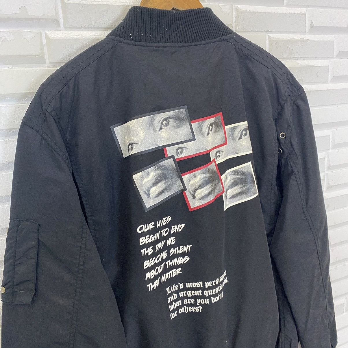 Japanese Brand Nice design Rise As 1Ne bomber style jacket Size US M / EU 48-50 / 2 - 8 Thumbnail