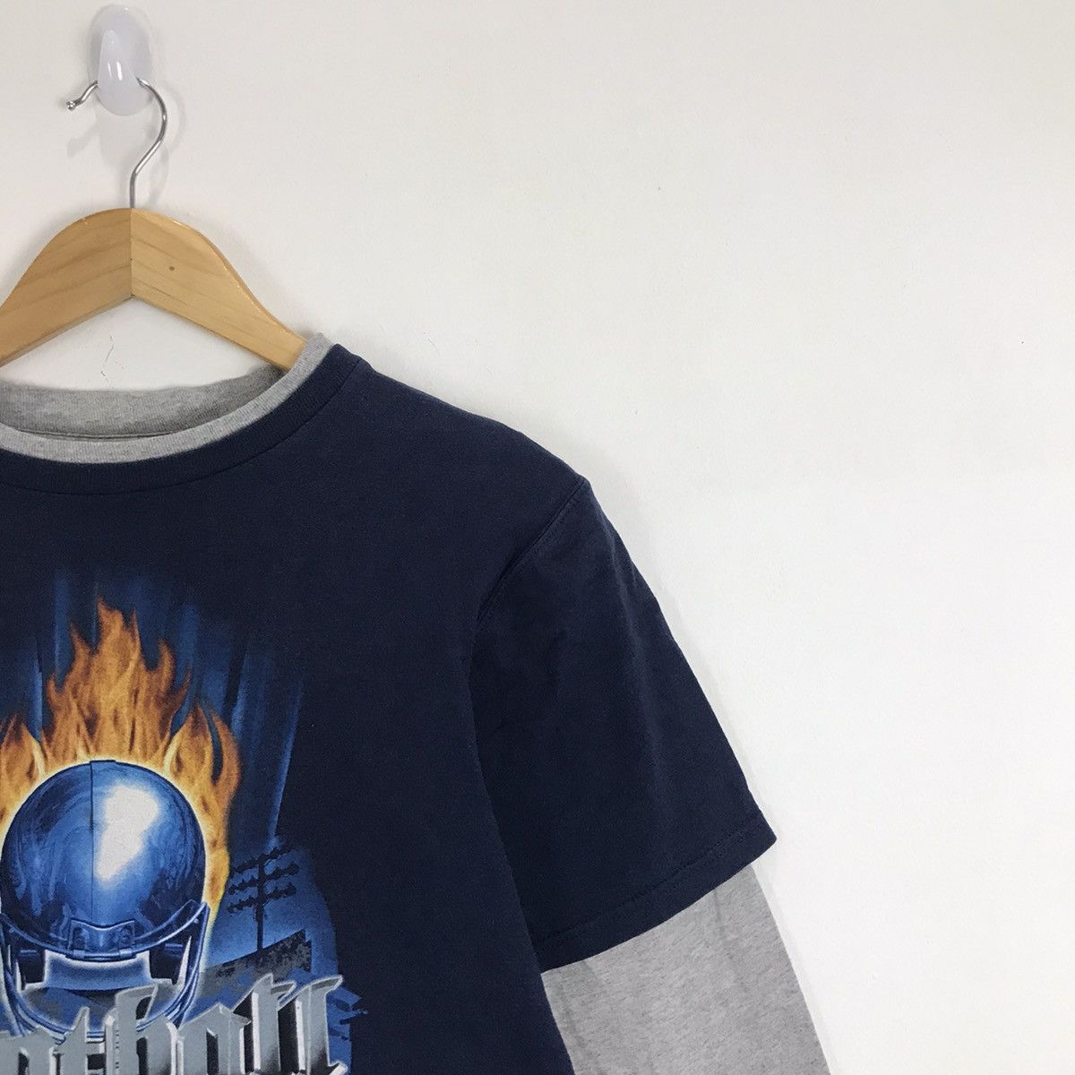 Nike × Vintage Vintage Nike Football Center Logo Long Sleeve Tee Size US M / EU 48-50 / 2 - 4 Thumbnail