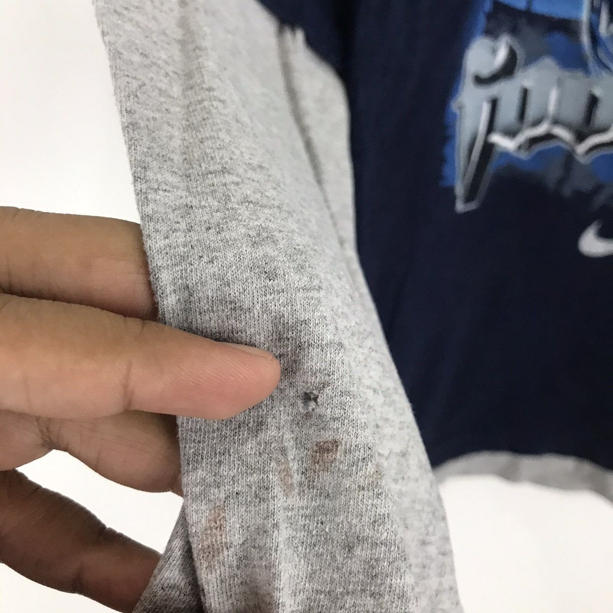 Nike × Vintage Vintage Nike Football Center Logo Long Sleeve Tee Size US M / EU 48-50 / 2 - 10 Thumbnail