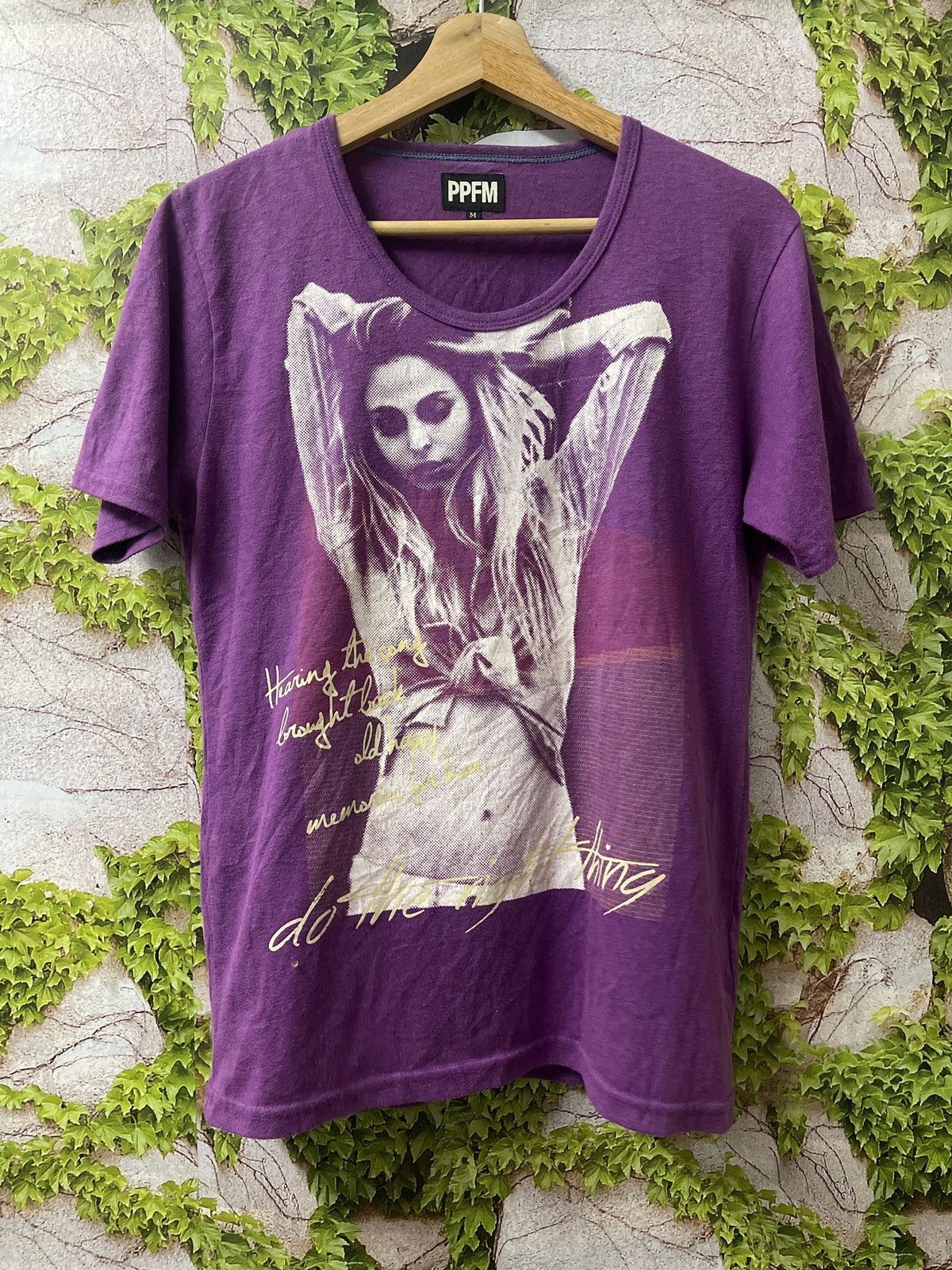 Japanese Brand VINTAGE PPFM WOMEN GRAPHIC ART T-SHIRT VERY RARE Size M / US 6-8 / IT 42-44 - 1 Thumbnail