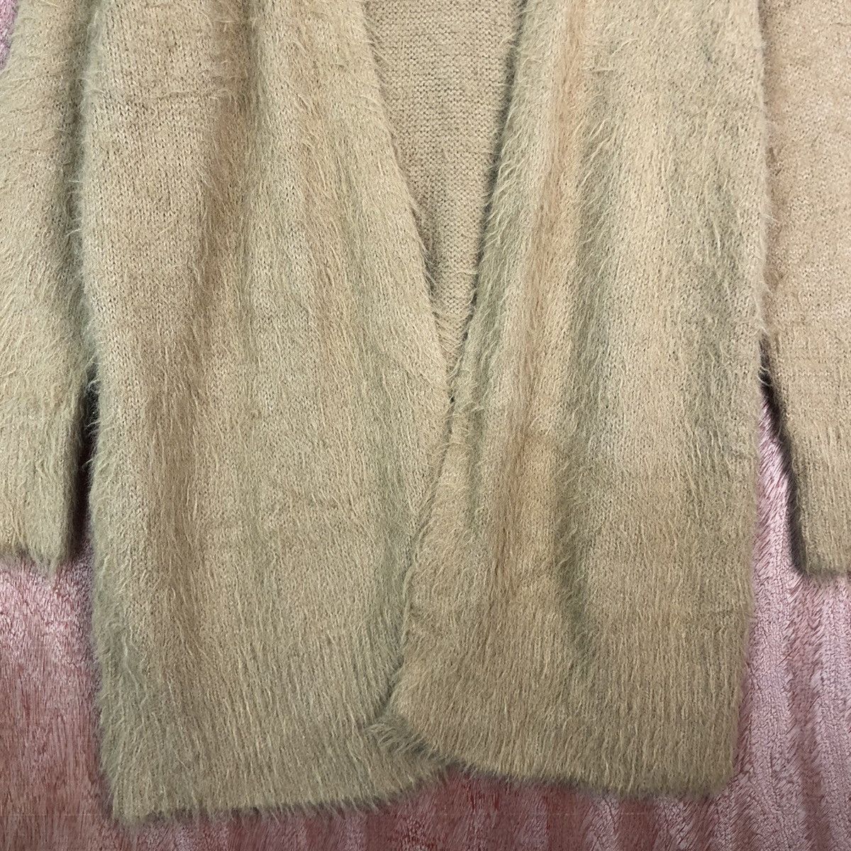 Aran Isles Knitwear Japanese Brown Mohair Cardigan Knitwear Size US M / EU 48-50 / 2 - 8 Thumbnail