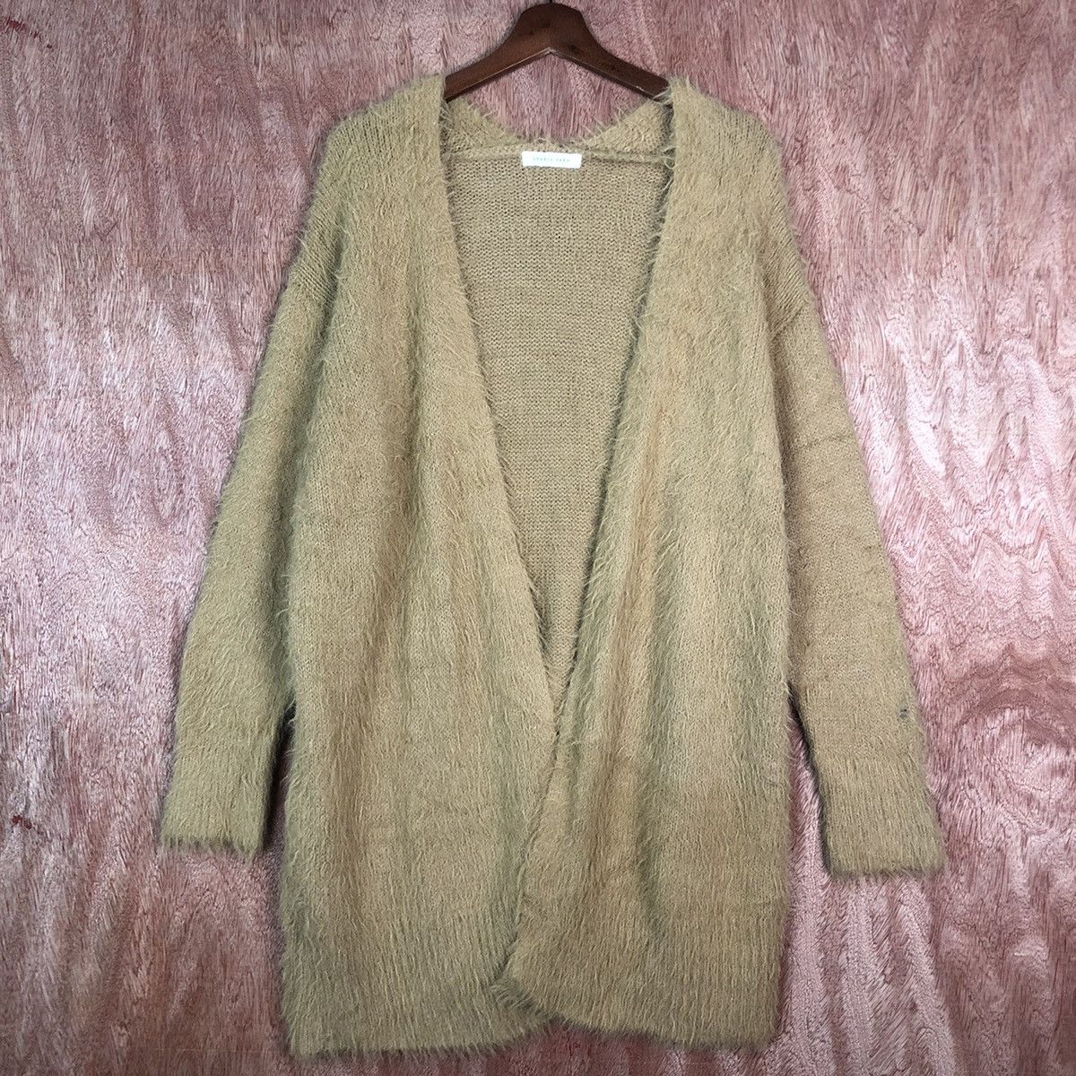 Aran Isles Knitwear Japanese Brown Mohair Cardigan Knitwear Size US M / EU 48-50 / 2 - 3 Thumbnail