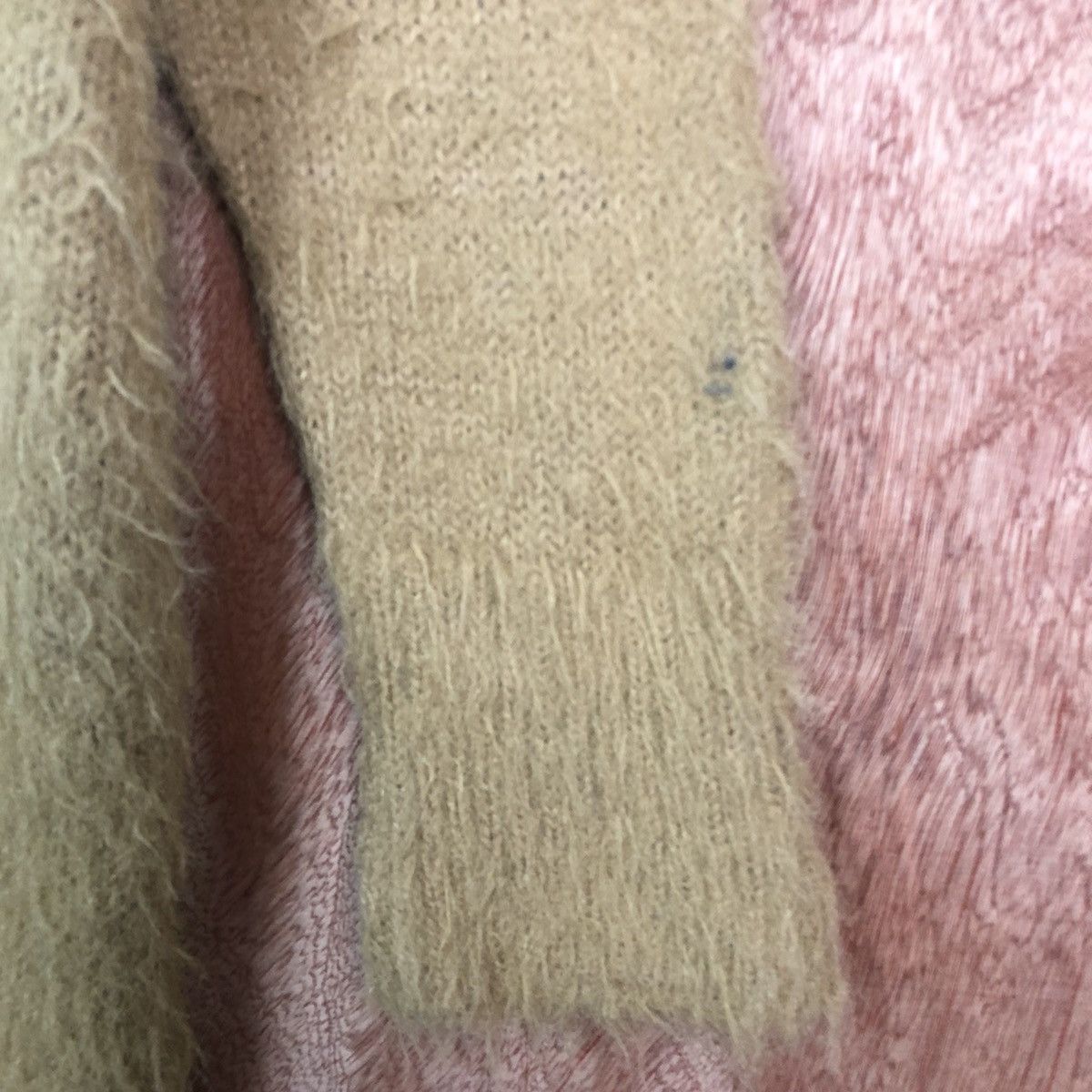 Aran Isles Knitwear Japanese Brown Mohair Cardigan Knitwear Size US M / EU 48-50 / 2 - 4 Thumbnail