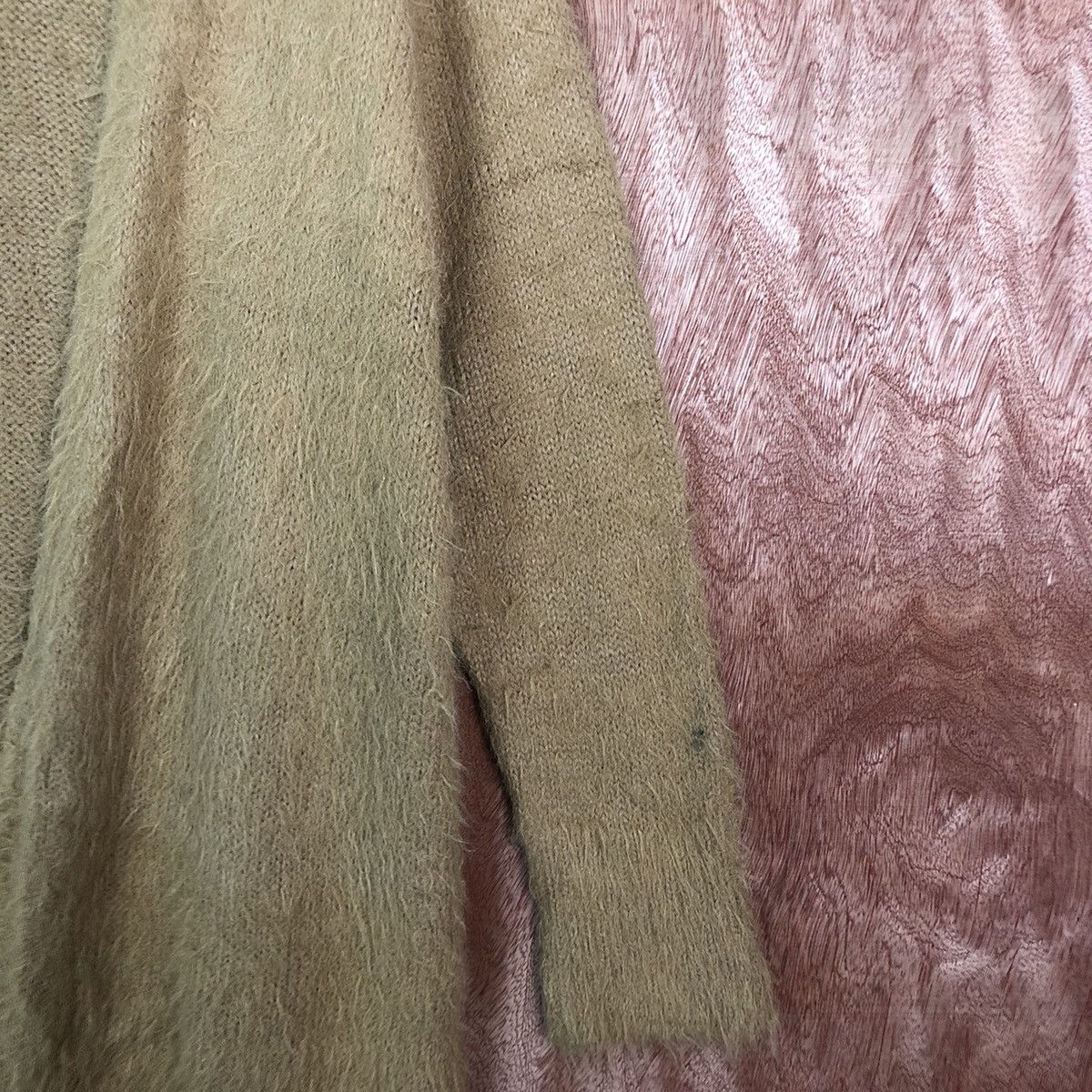 Aran Isles Knitwear Japanese Brown Mohair Cardigan Knitwear Size US M / EU 48-50 / 2 - 5 Thumbnail