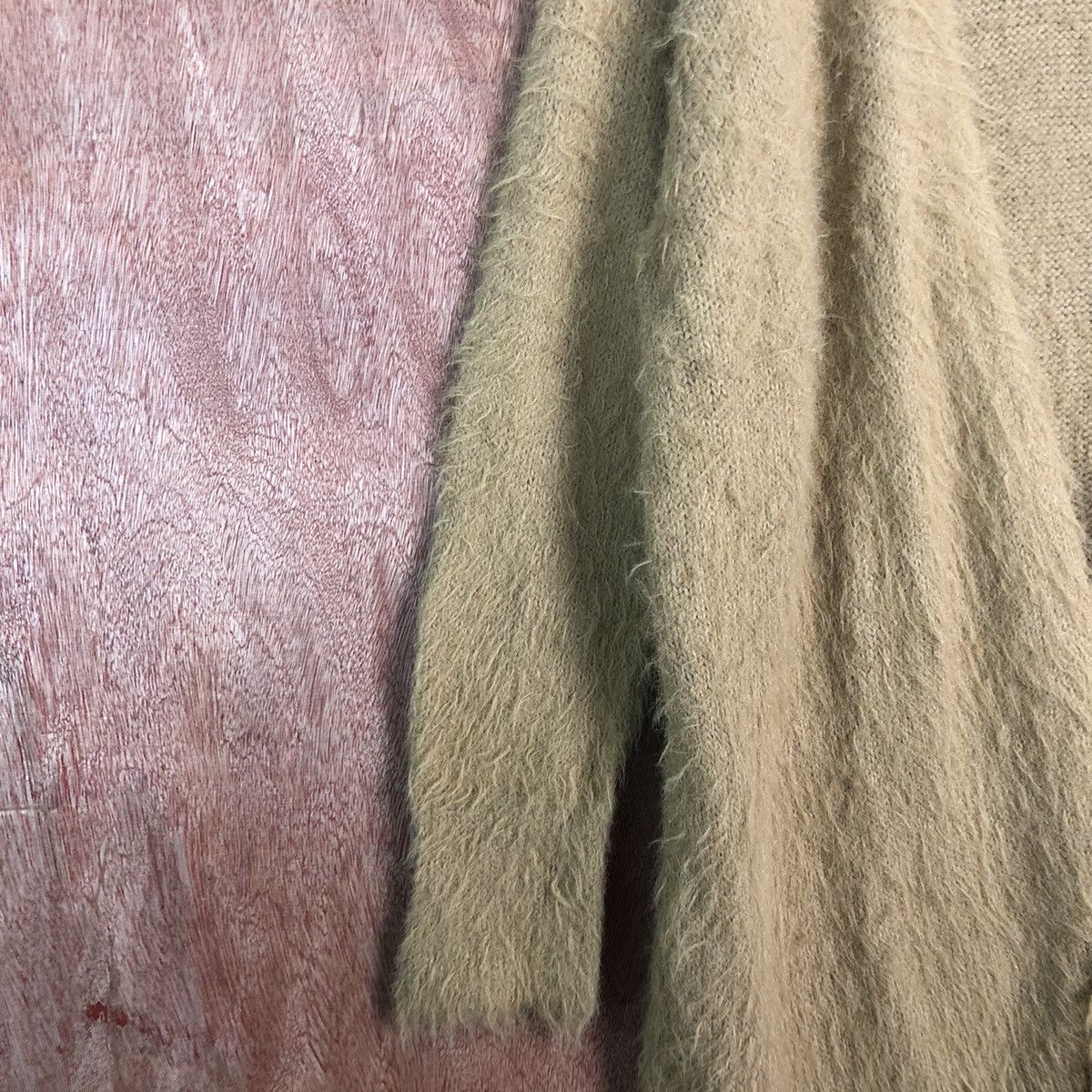 Aran Isles Knitwear Japanese Brown Mohair Cardigan Knitwear Size US M / EU 48-50 / 2 - 7 Thumbnail
