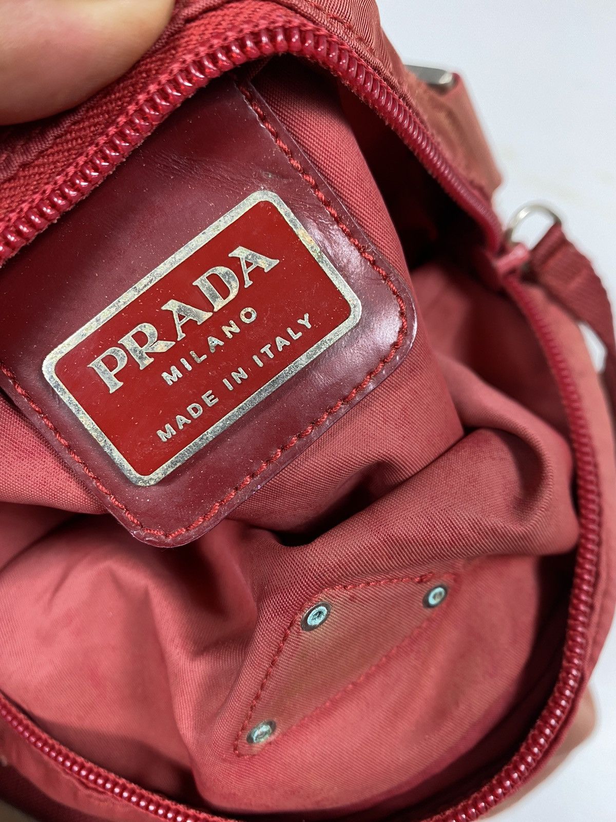 Prada Authentic Prada Bag Nylon Crossbody Size ONE SIZE - 13 Thumbnail