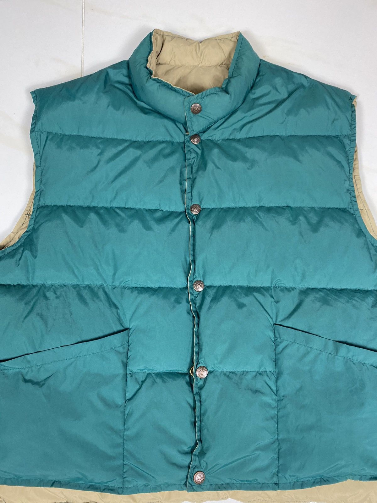 Schott Vintage Schott Puffer Vest Jacket. J061 Size US L / EU 52-54 / 3 - 3 Thumbnail