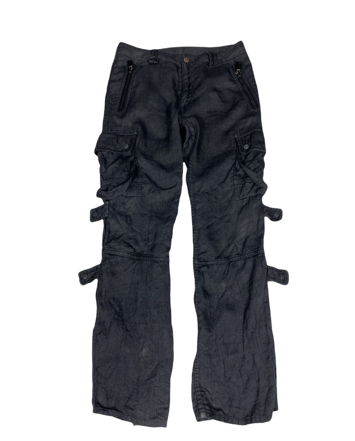 Roar Roar Cargo Tactical Bondage Linen Pants S006 Size US 31 - 1 Thumbnail