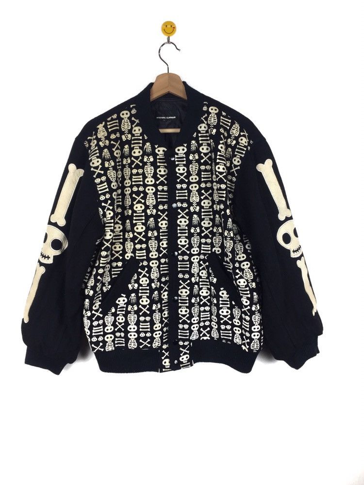 Hysteric Glamour Vintage Hysteric Glamour Varsity Wool Skull/Skeleton. J103 Size US L / EU 52-54 / 3 - 3 Thumbnail