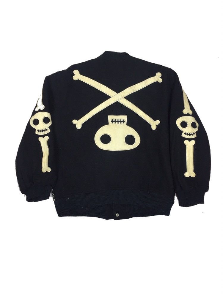 Hysteric Glamour Vintage Hysteric Glamour Varsity Wool Skull/Skeleton. J103 Size US L / EU 52-54 / 3 - 2 Thumbnail