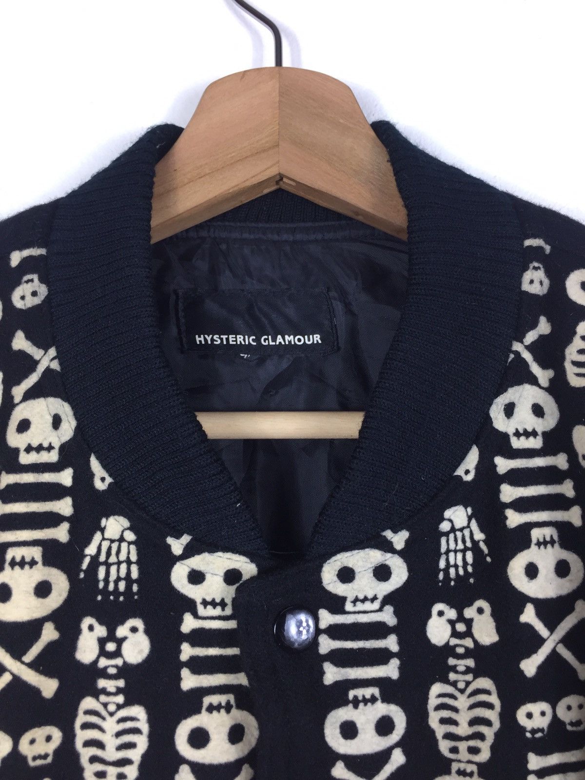Hysteric Glamour Vintage Hysteric Glamour Varsity Wool Skull/Skeleton. J103 Size US L / EU 52-54 / 3 - 9 Thumbnail