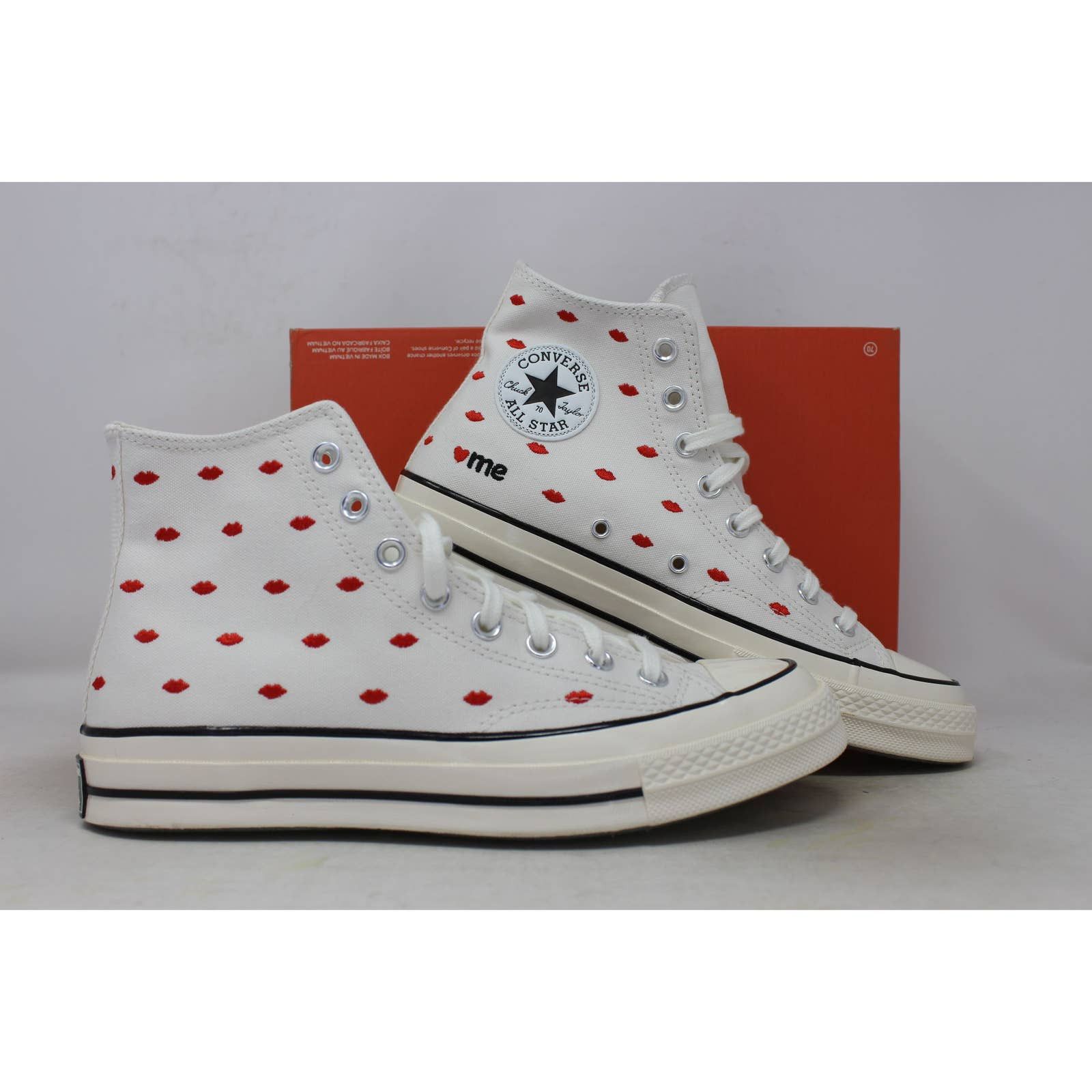 Converse Chuck 70 Embroidered Lips High White A01601C Grailed