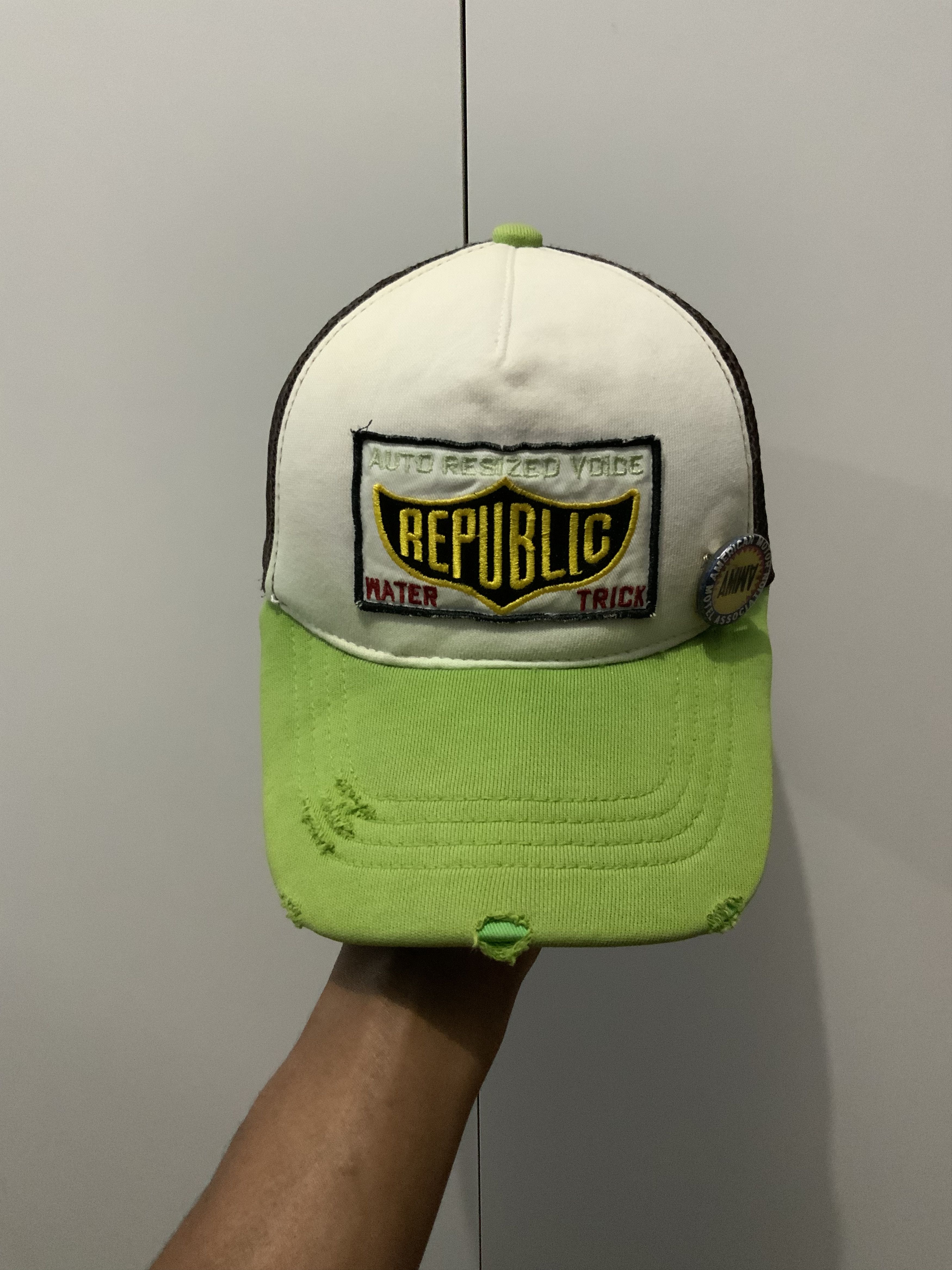 Japanese Brand Auto Resized Voice Republic Patches Trucker Hat Size ONE SIZE - 1 Thumbnail