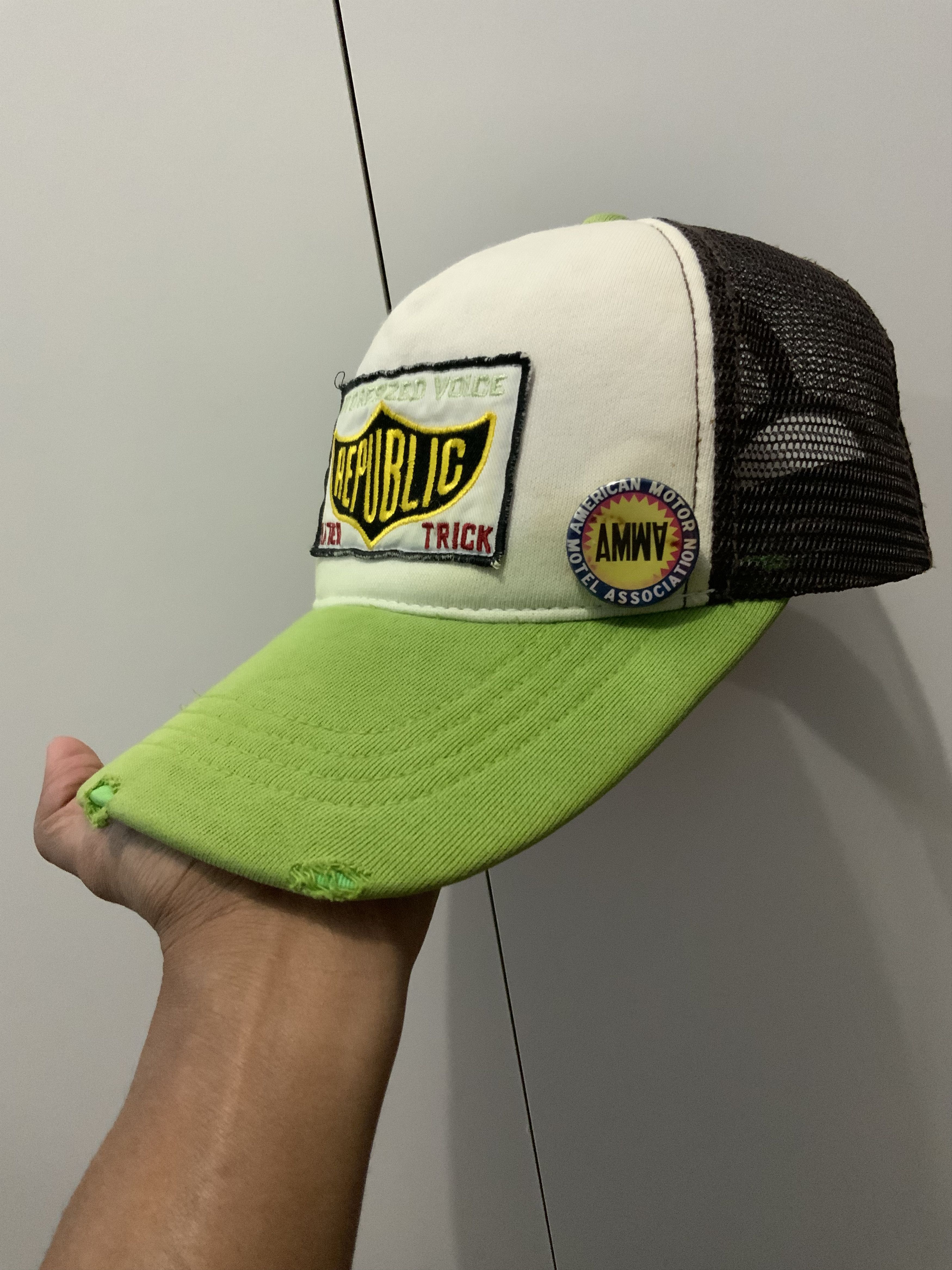 Japanese Brand Auto Resized Voice Republic Patches Trucker Hat Size ONE SIZE - 13 Thumbnail